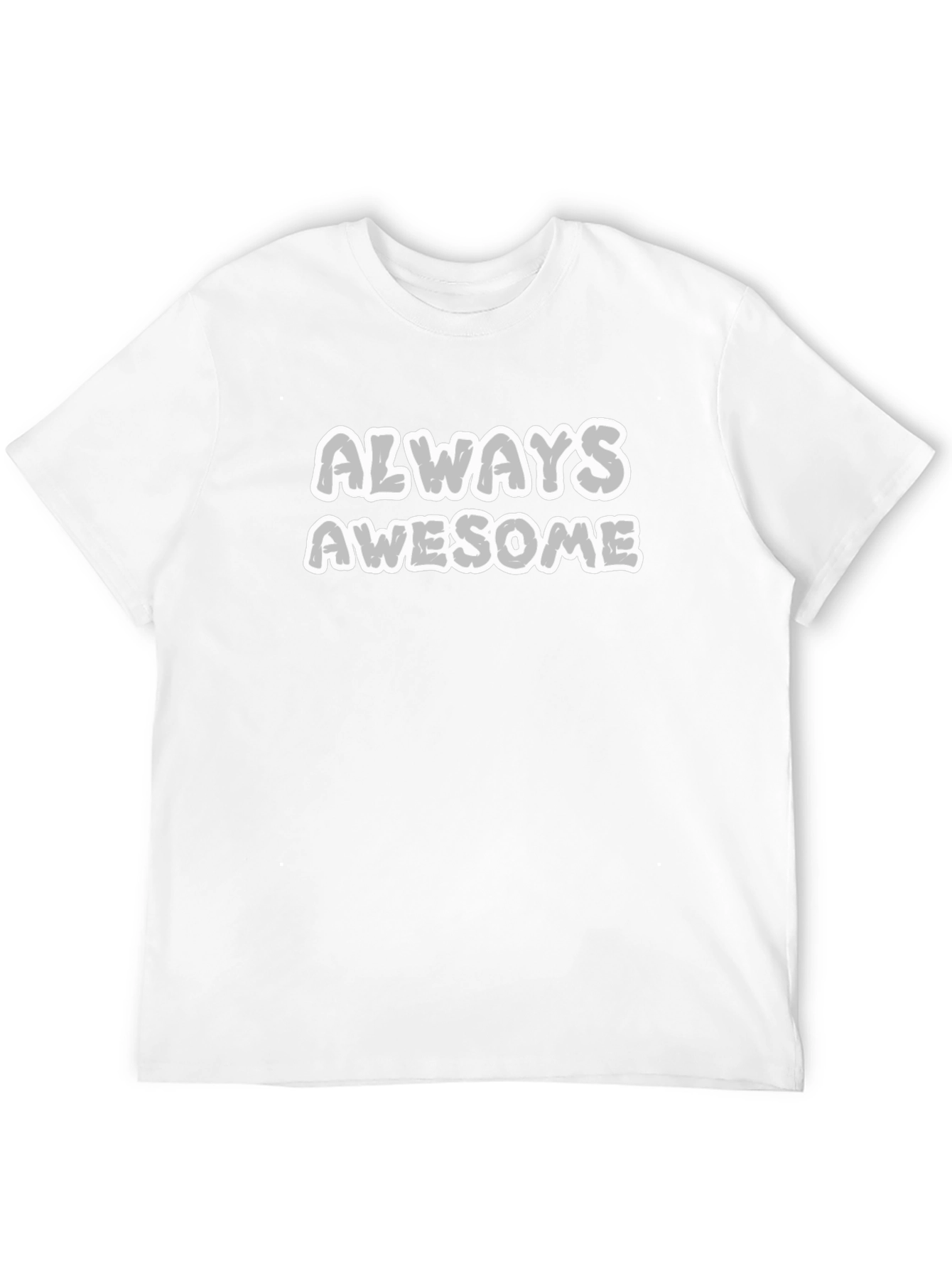 Black Always Awesome Black Graphic T-Shirt for Men view 12
