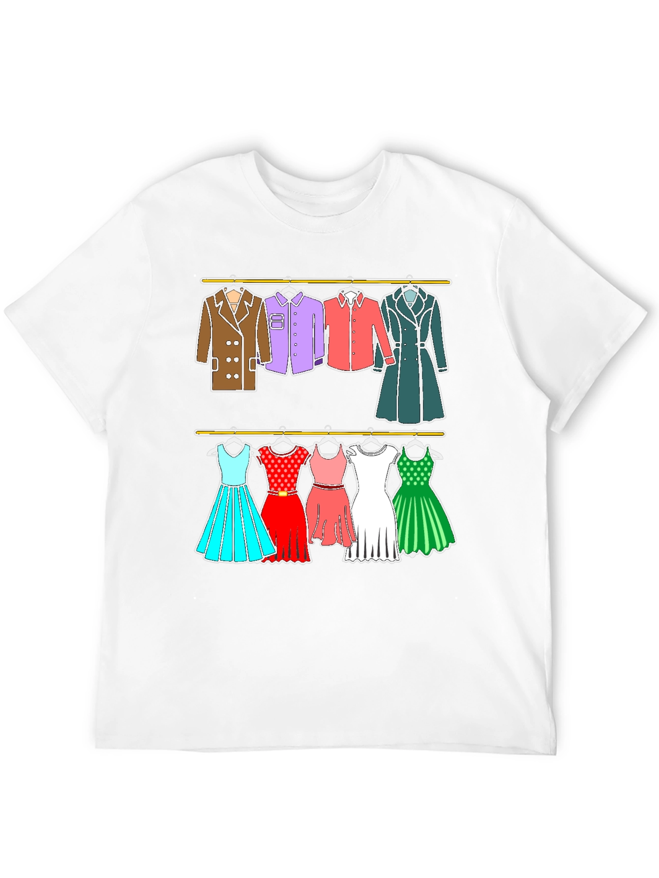 Black Clothes Rack T-Shirt view 12