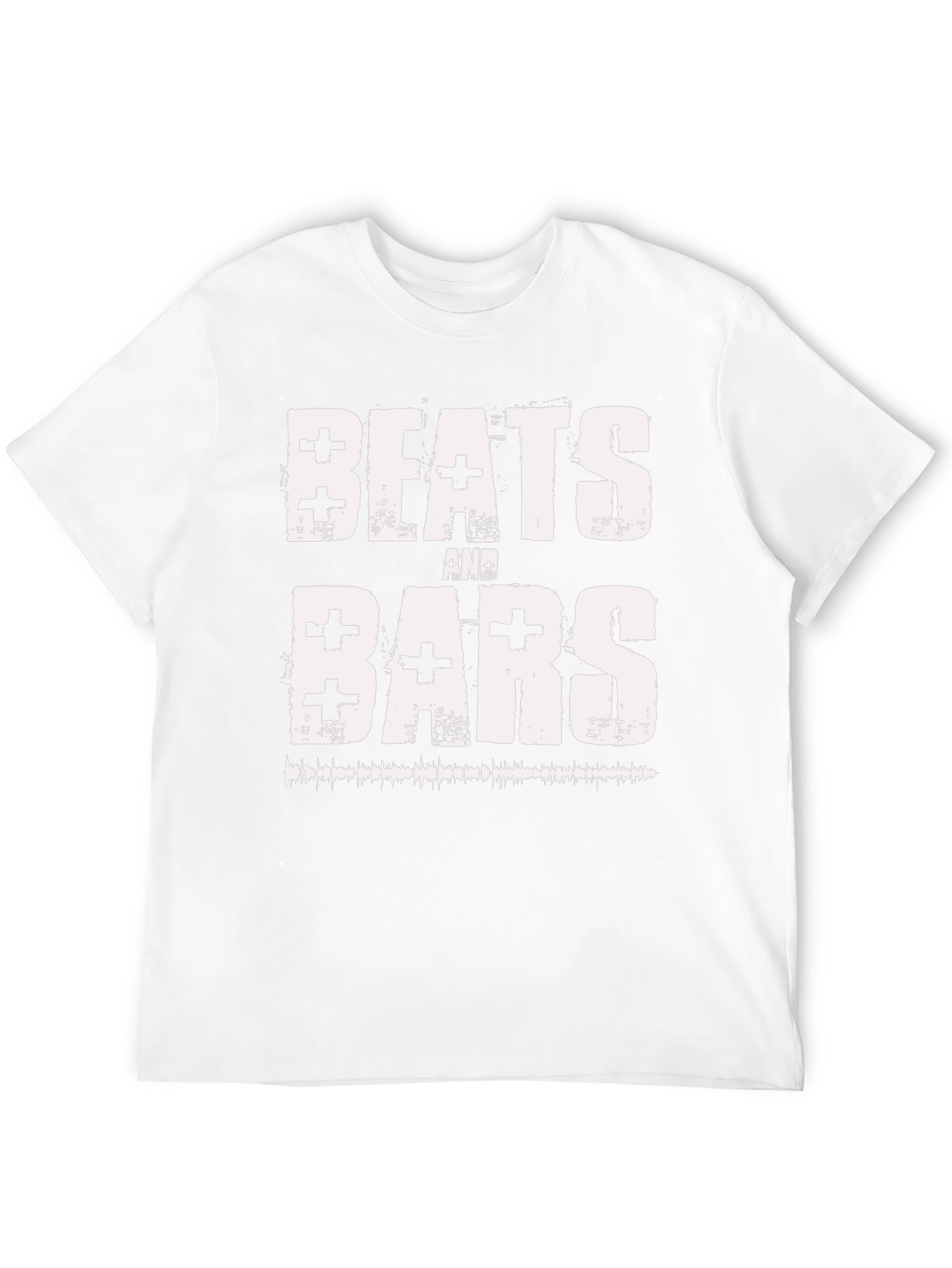 Black Beats and Bars Graphic Tee - Cool Music Lover T-Shirt view 12