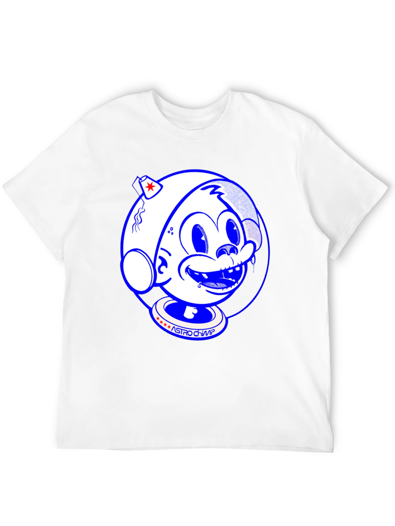 Black Astro Champ Graphic Tee - Black Cotton T-Shirt view 12