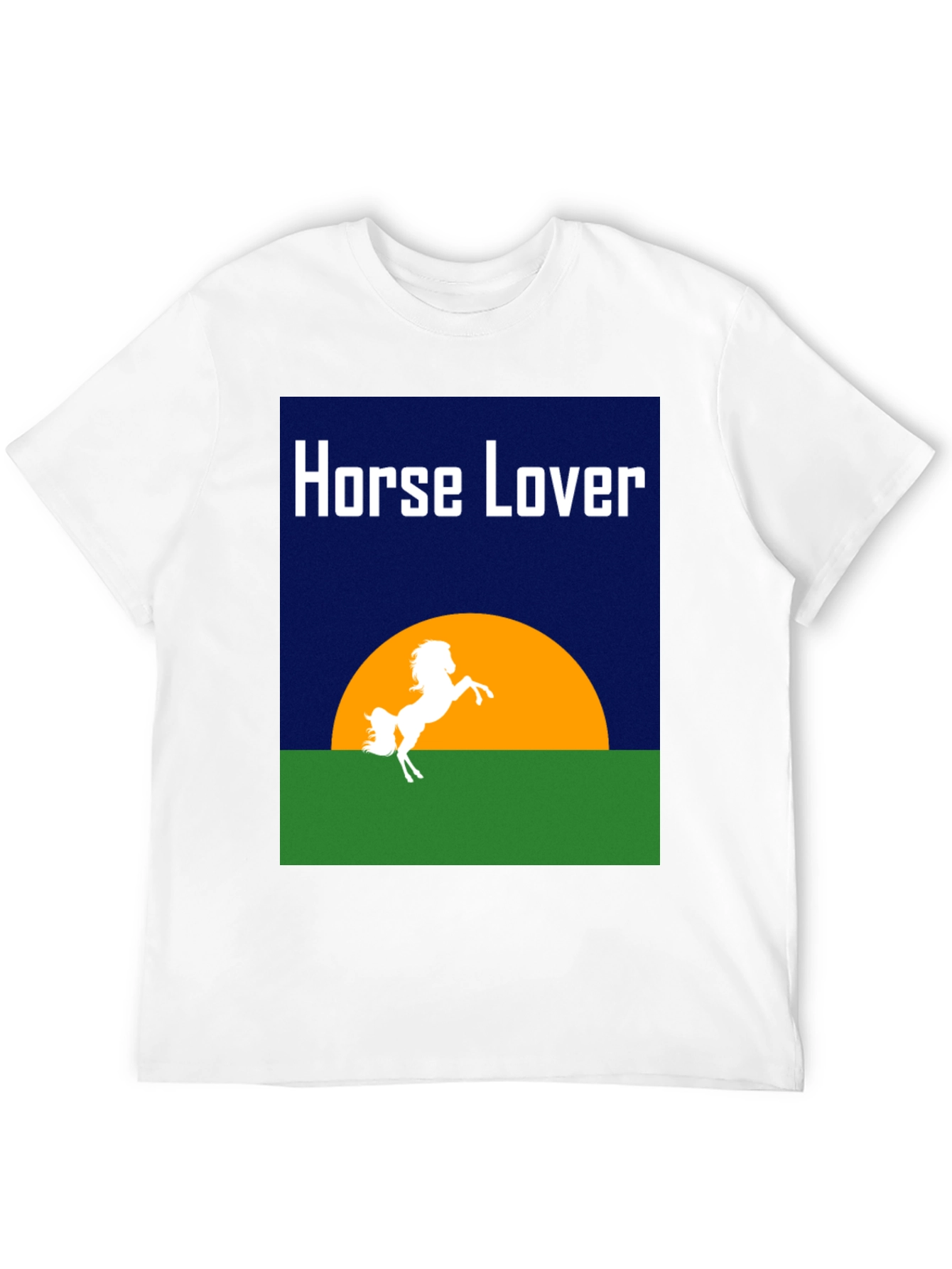 Black Horse Lover Graphic T-Shirt - Equestrian Design view 12