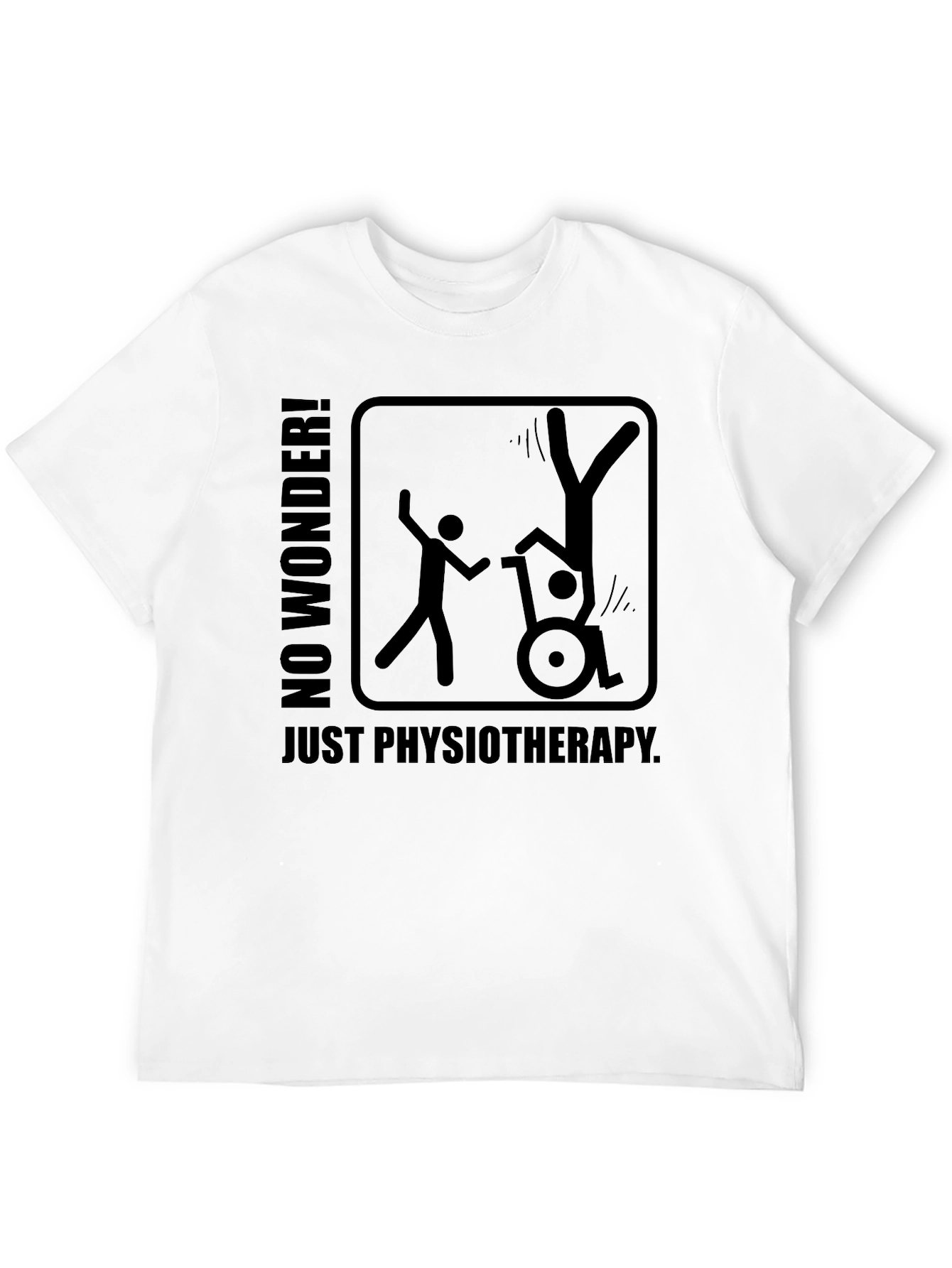 Black Physiotherapy Humor T-Shirt - Funny Graphic Tee view 12