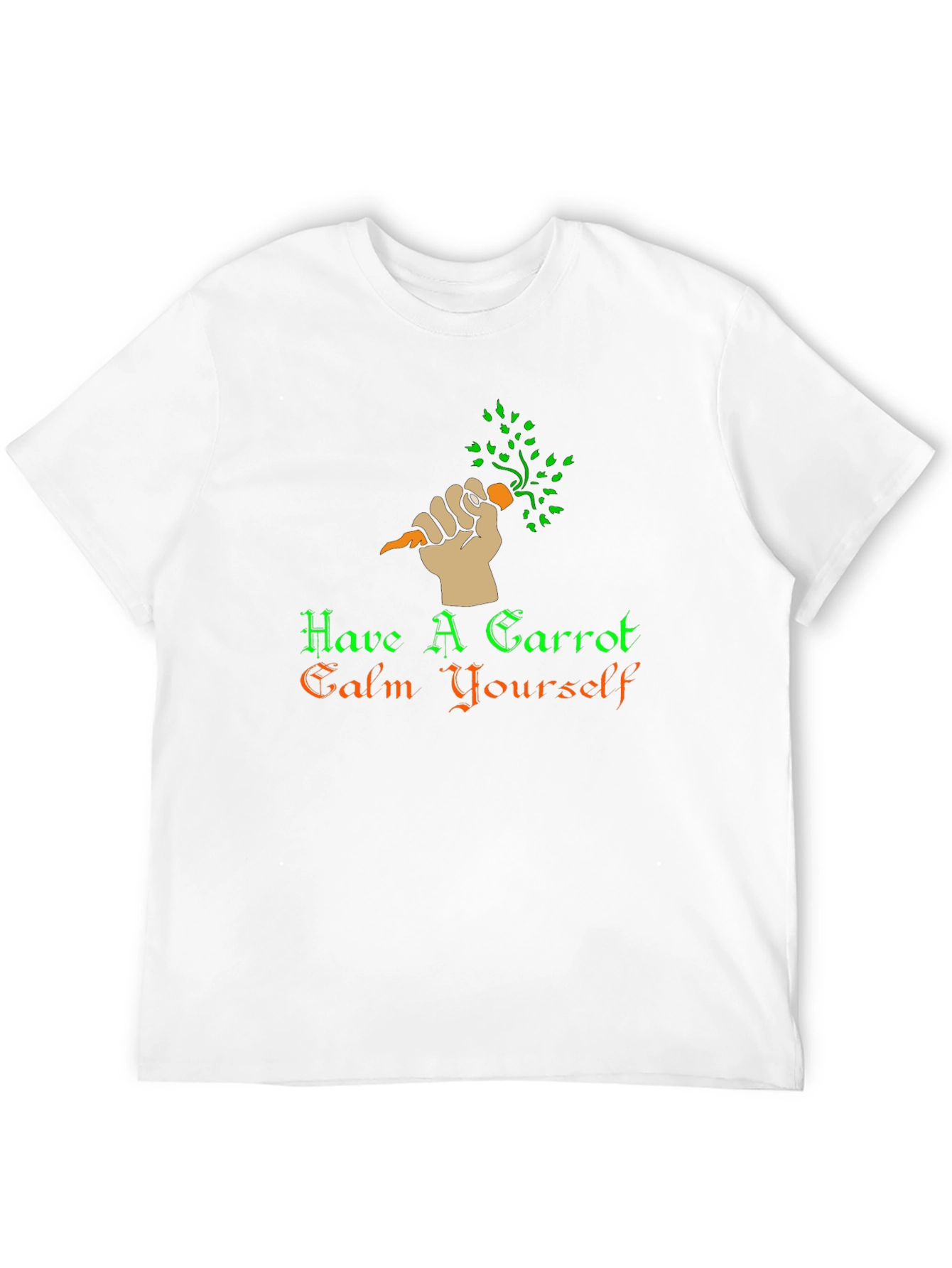 Black Have A Carrot Calm Yourself T-Shirt view 12
