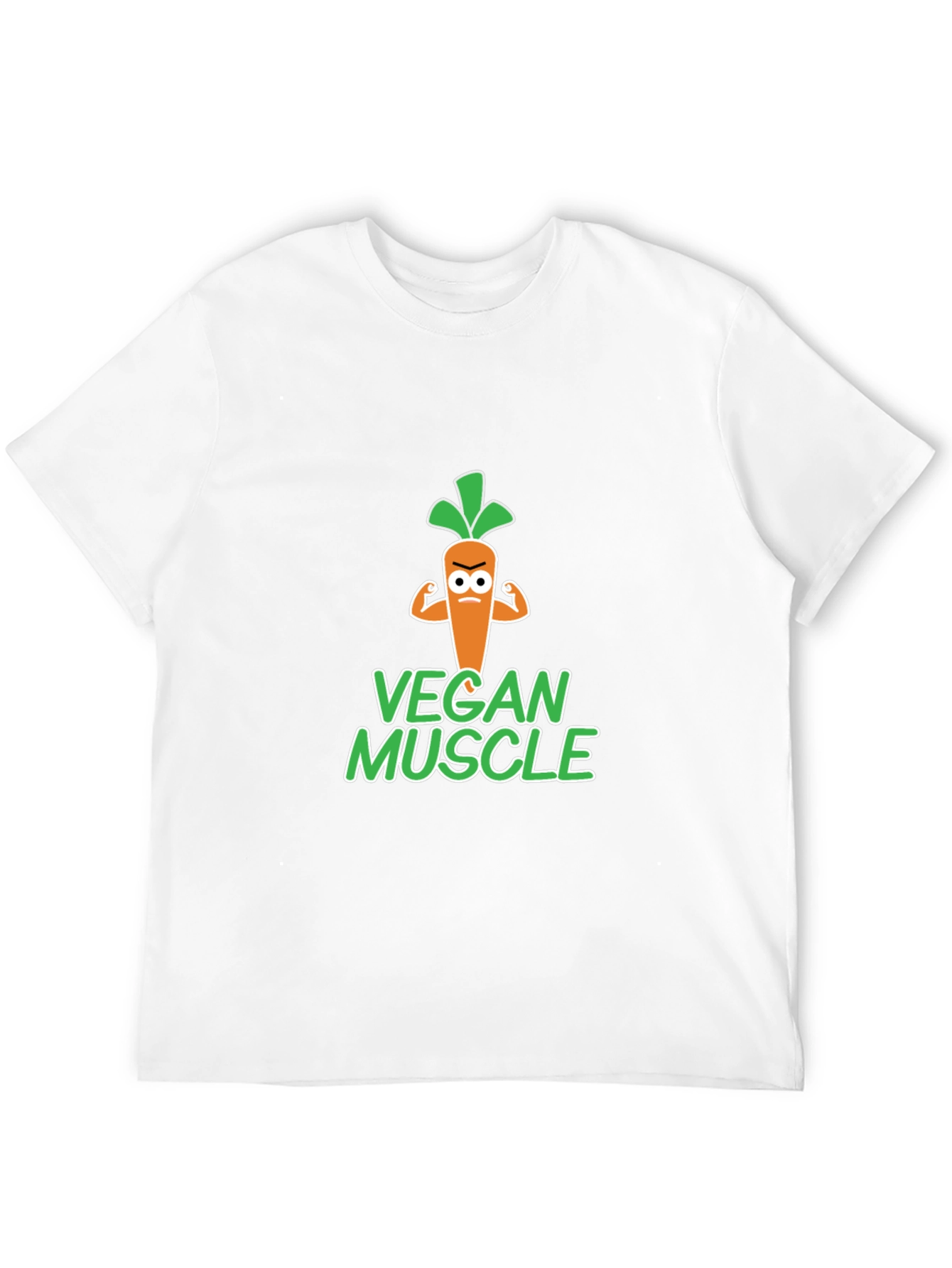 Black Vegan Muscle T-Shirt - Funny Vegetarian Gym Tee view 12