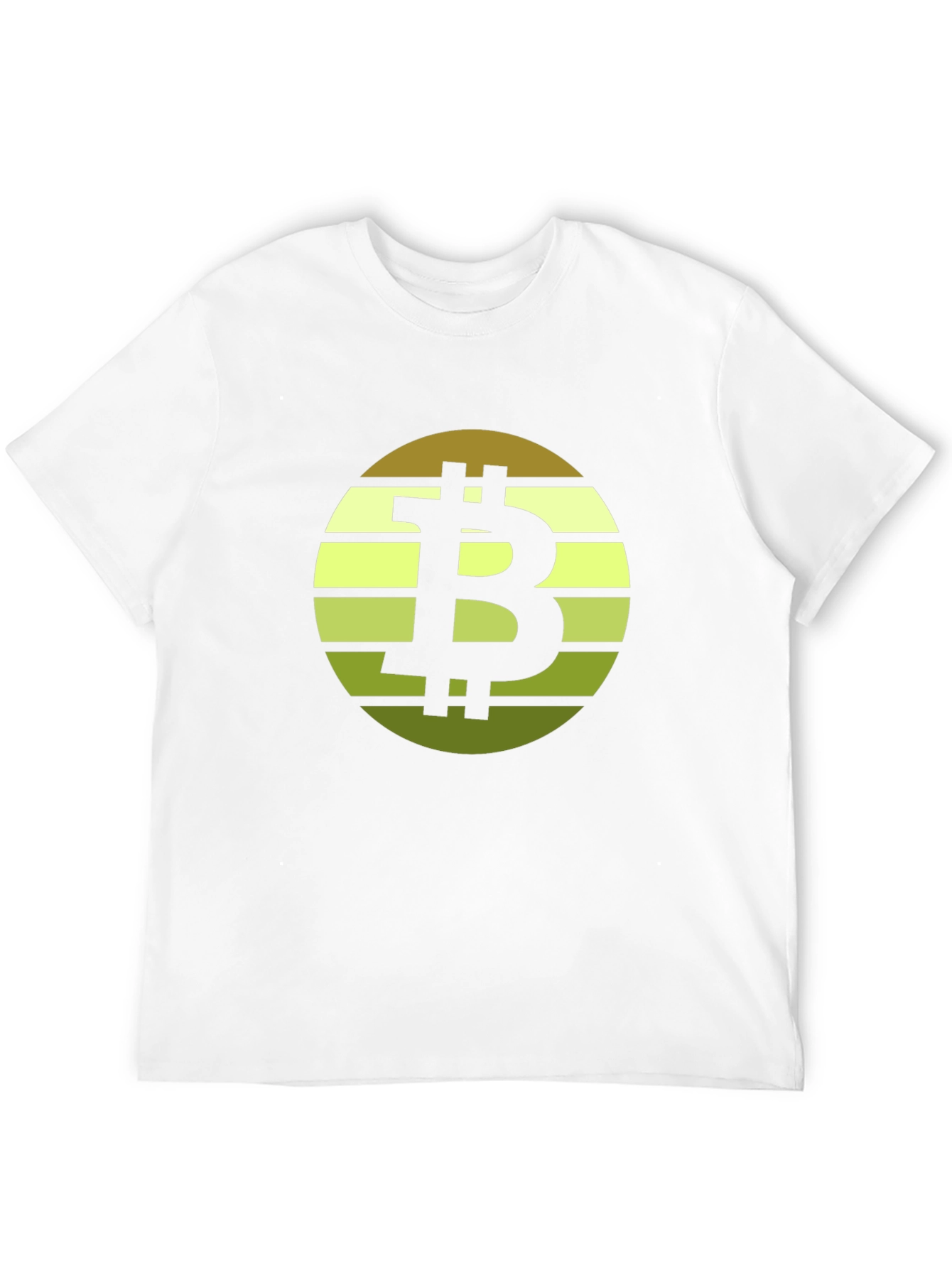 Black Bitcoin Sunset Graphic Tee view 12