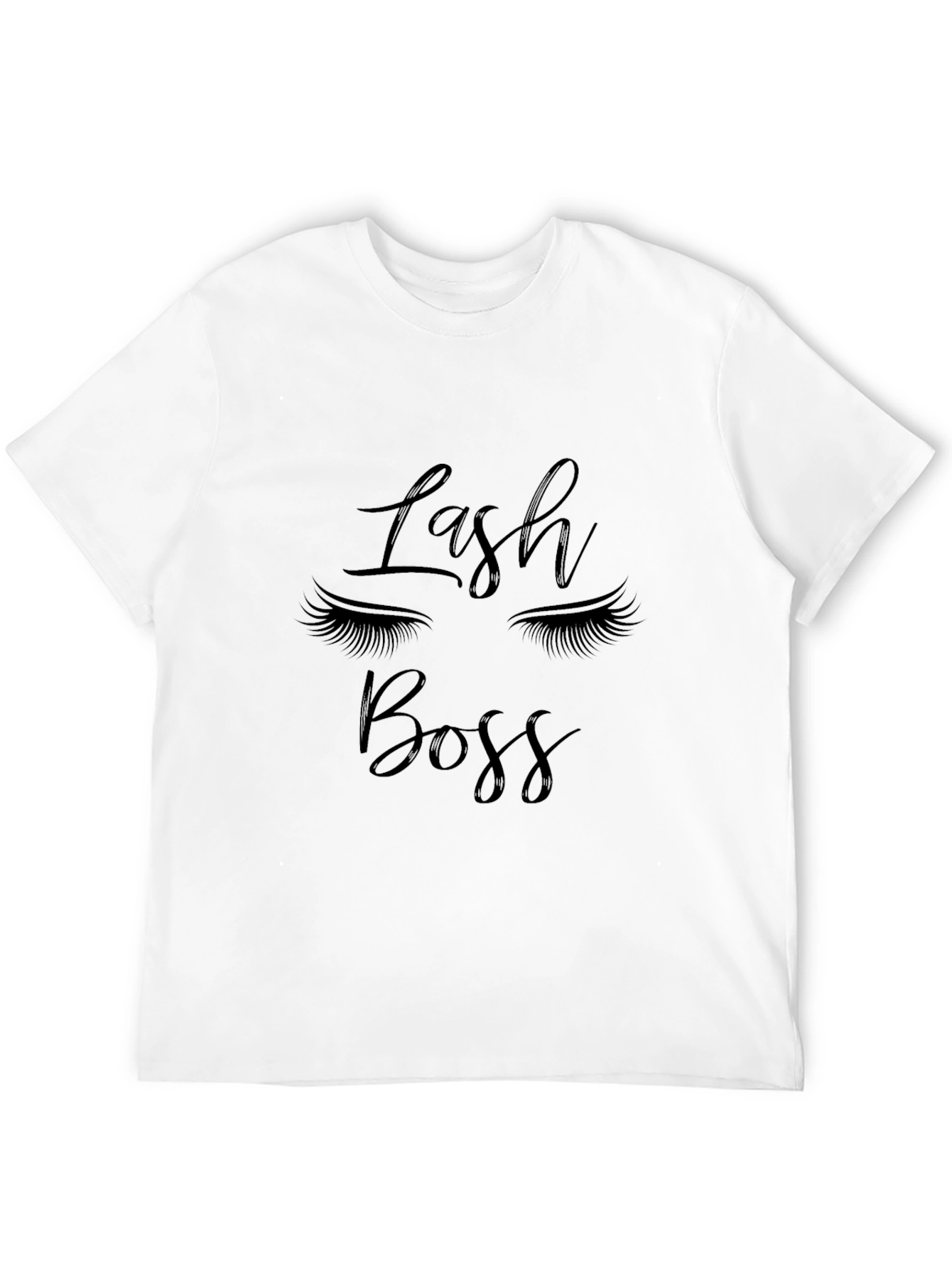Lash Boss Graphic Tee - Black Unisex T-Shirt - 12