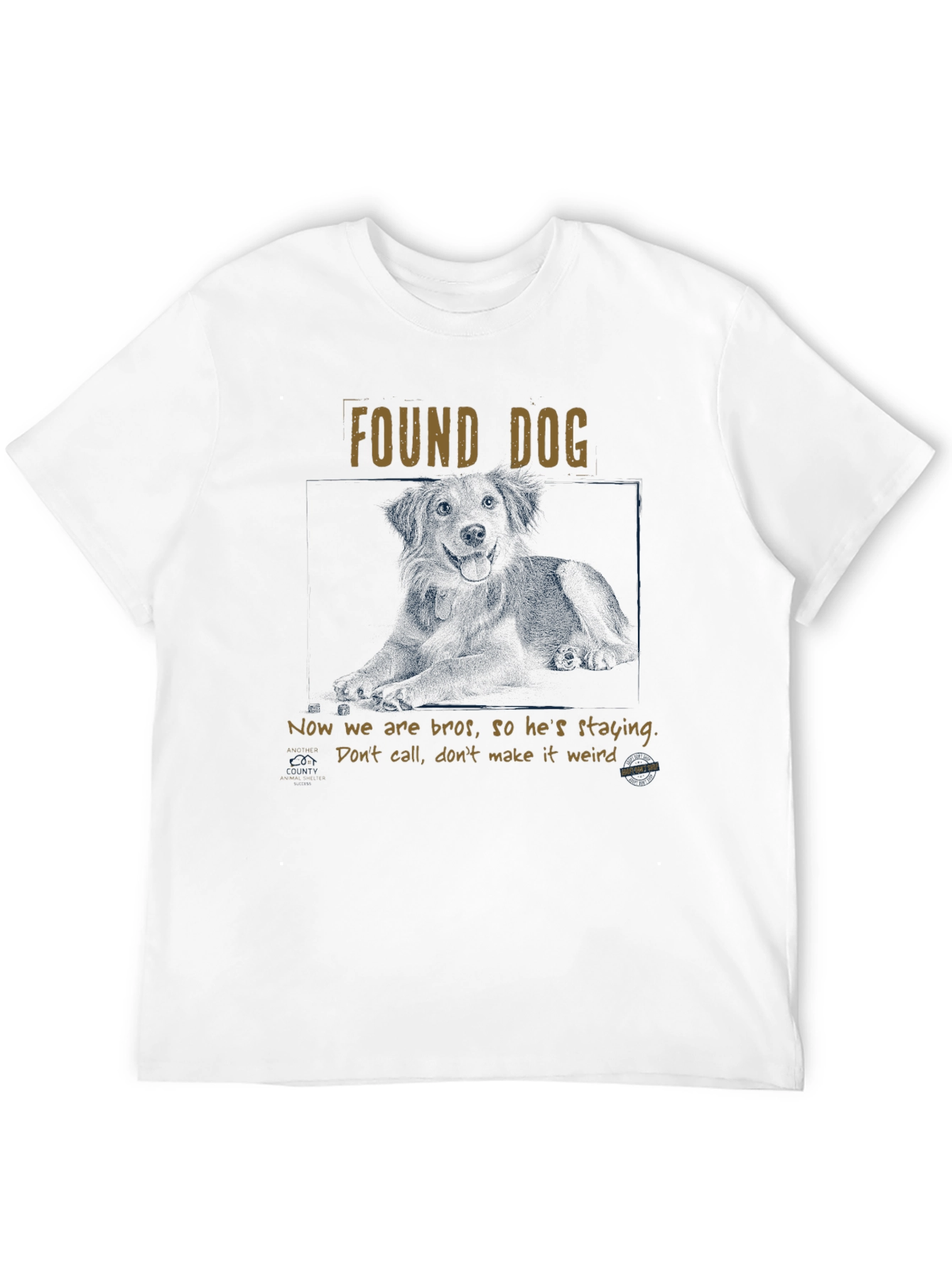 Black Found Dog Novelty Graphic Tee view 12