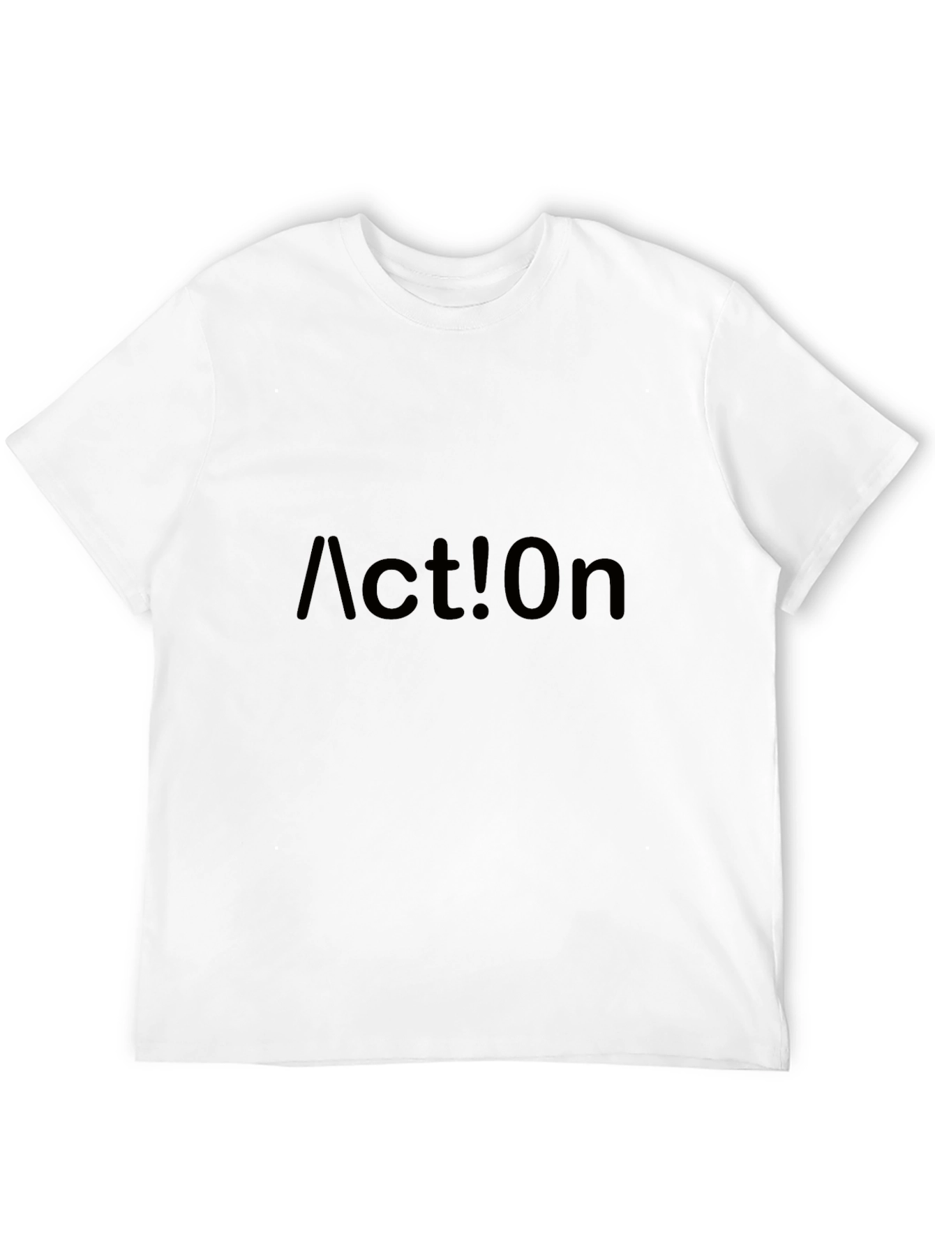 Black Action T-Shirt - Stylish & Comfortable Black Tee view 12