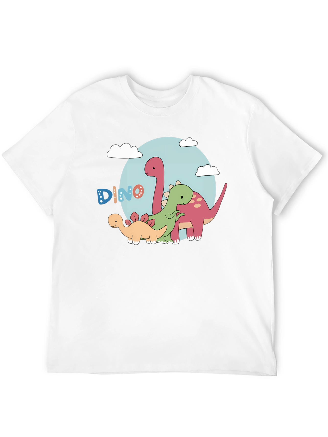 Black Dino T-Shirt - Cartoon Dinosaur Graphic Tee view 12