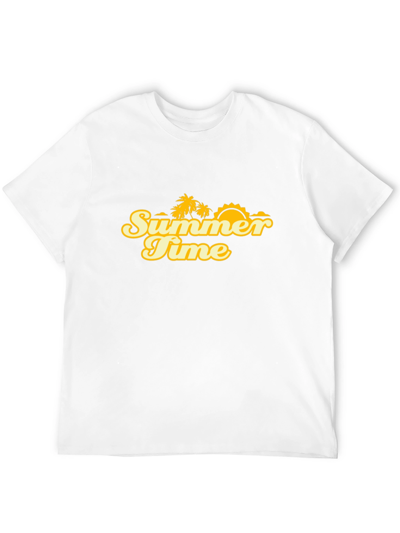 Black Summer Time Graphic Tee - Black Cotton Blend view 12