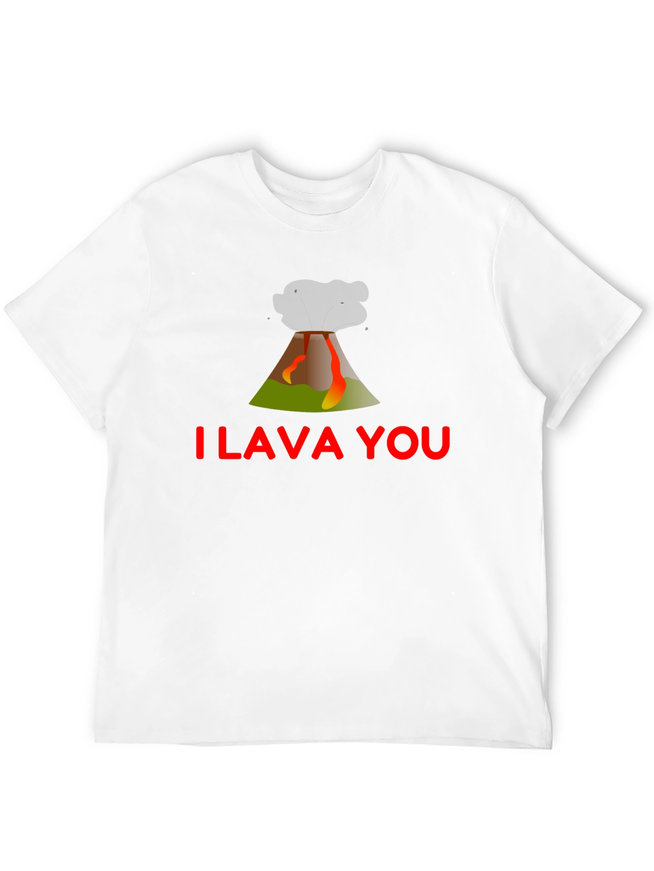 Black I Lava You Graphic Tee - Trendy Black T-Shirt view 12