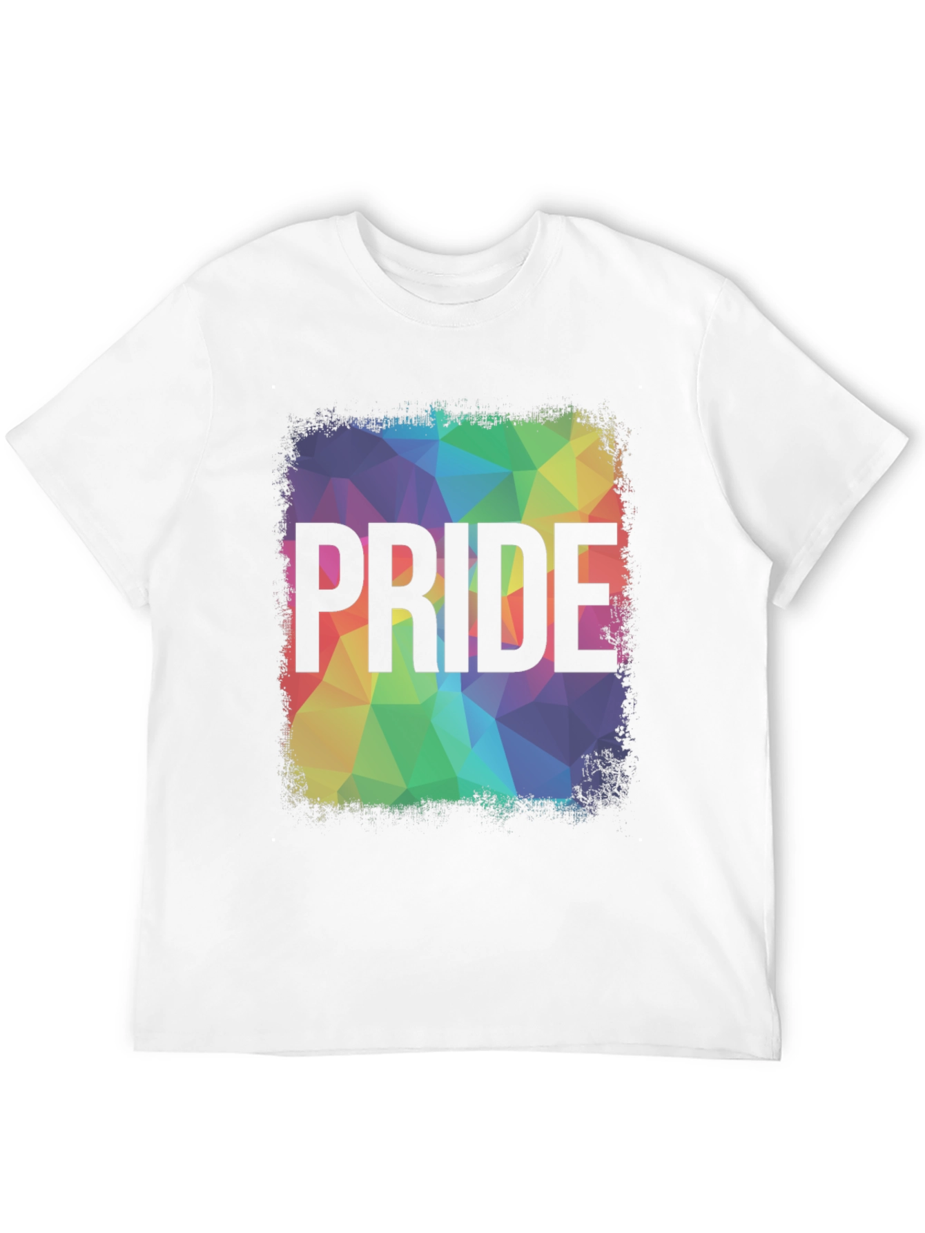 Black Pride Rainbow Graphic Tee - Men's Black T-Shirt view 12