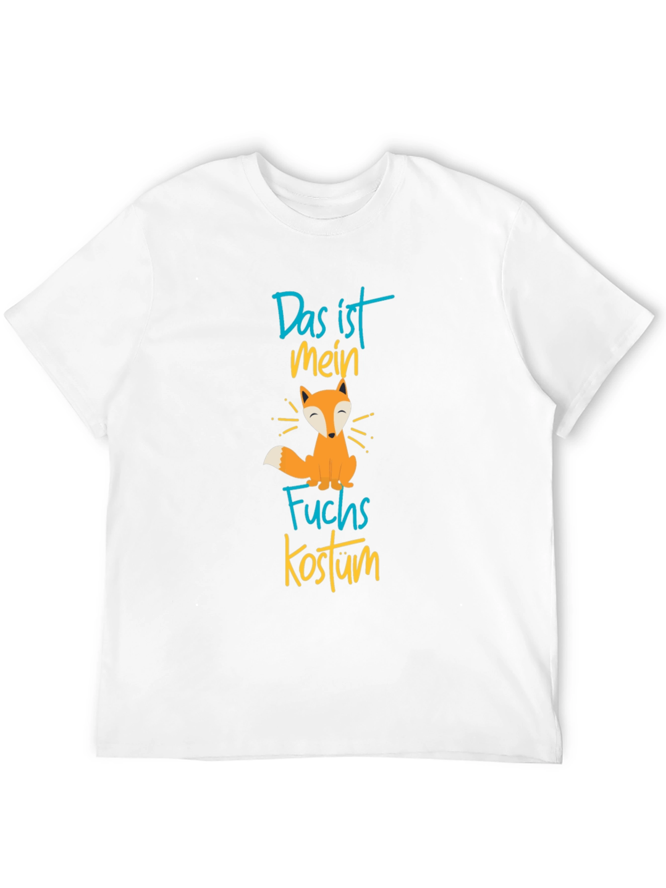 Black Cute Fox Costume T-Shirt view 12