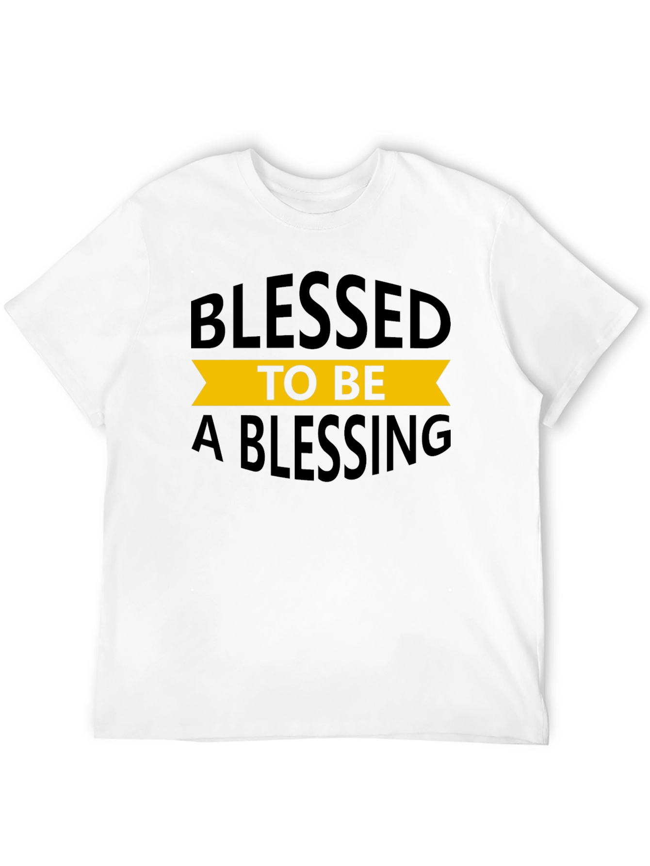 Black Blessed to Be a Blessing Black T-Shirt view 12