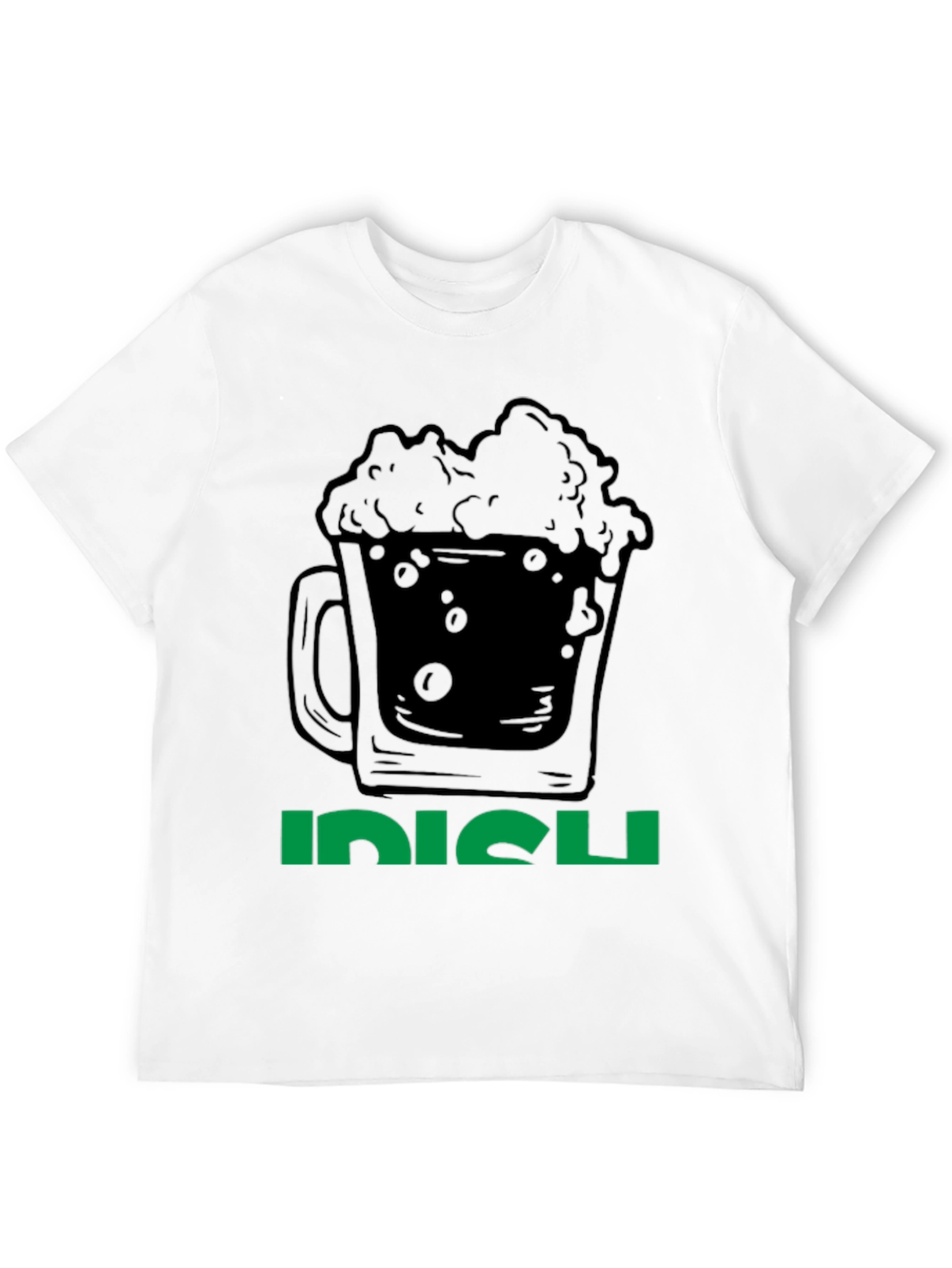 Black Irish Beer Mug Graphic Tee - St. Patrick's Day T-Shirt view 12