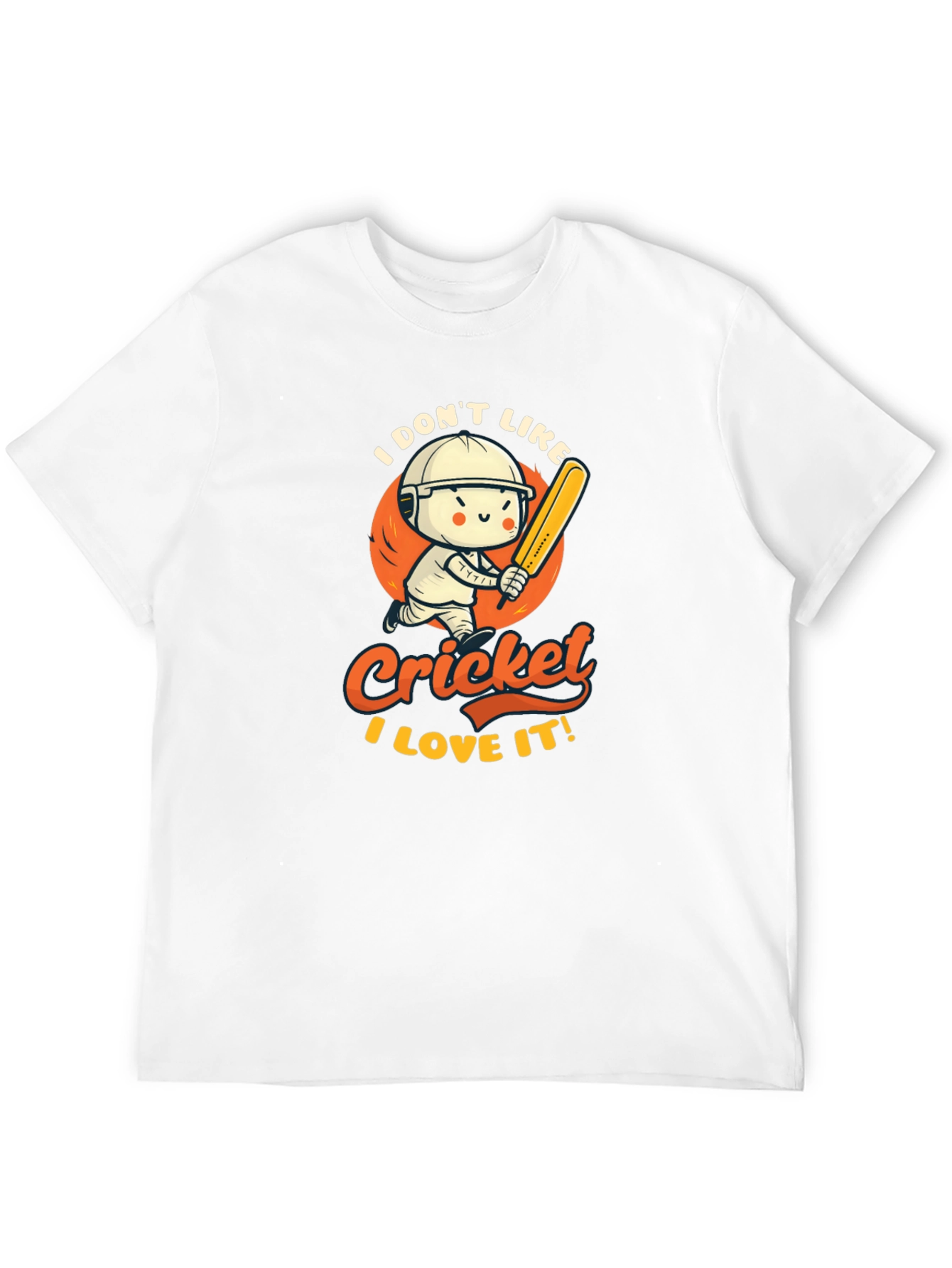 Black Cricket Lover Graphic T-Shirt - Sporty & Fun view 12