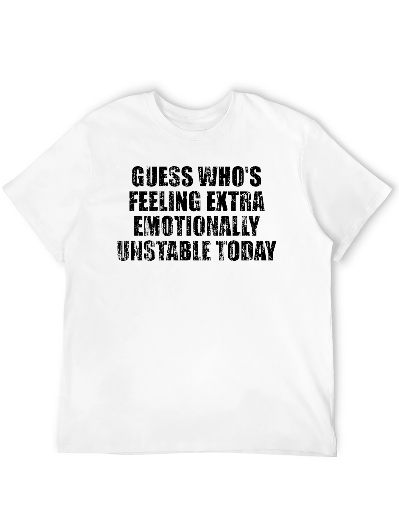 Black Emotionally Unstable T-Shirt view 12