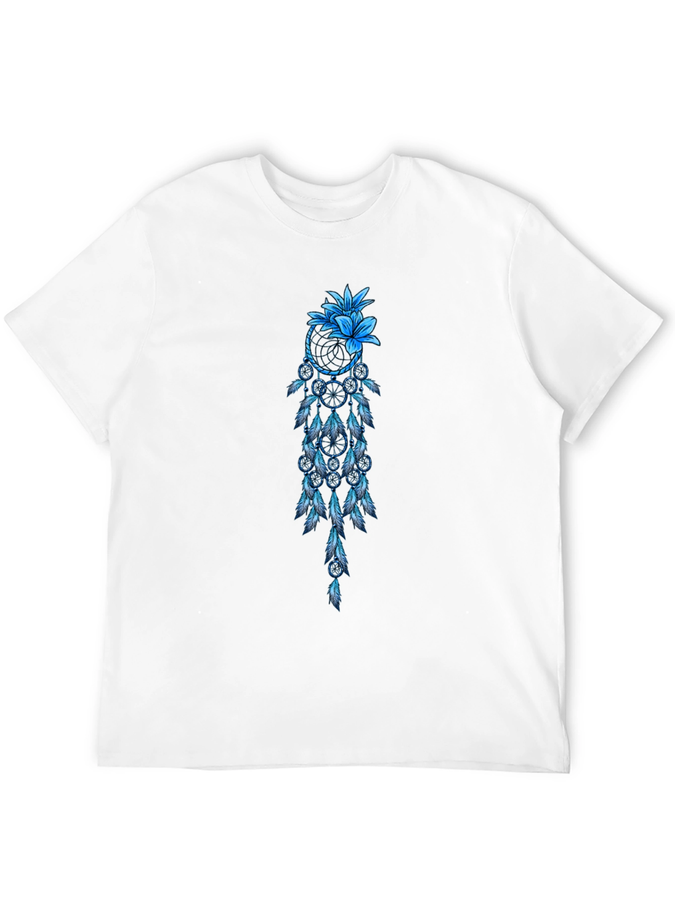 Black Dreamcatcher Graphic Tee - Midnight Bloom Design view 12