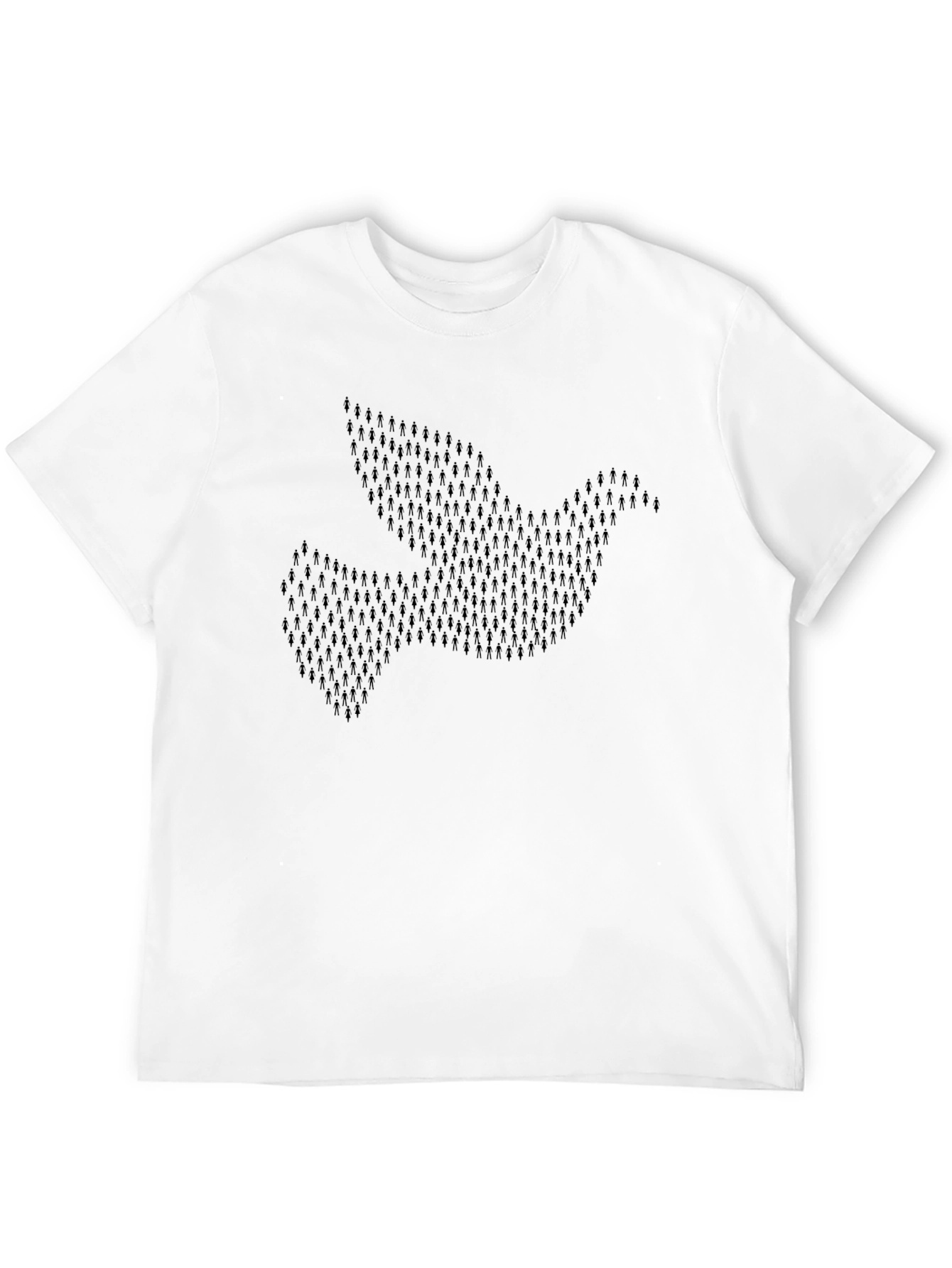 Black Dove Silhouette Graphic Tee - Black view 12