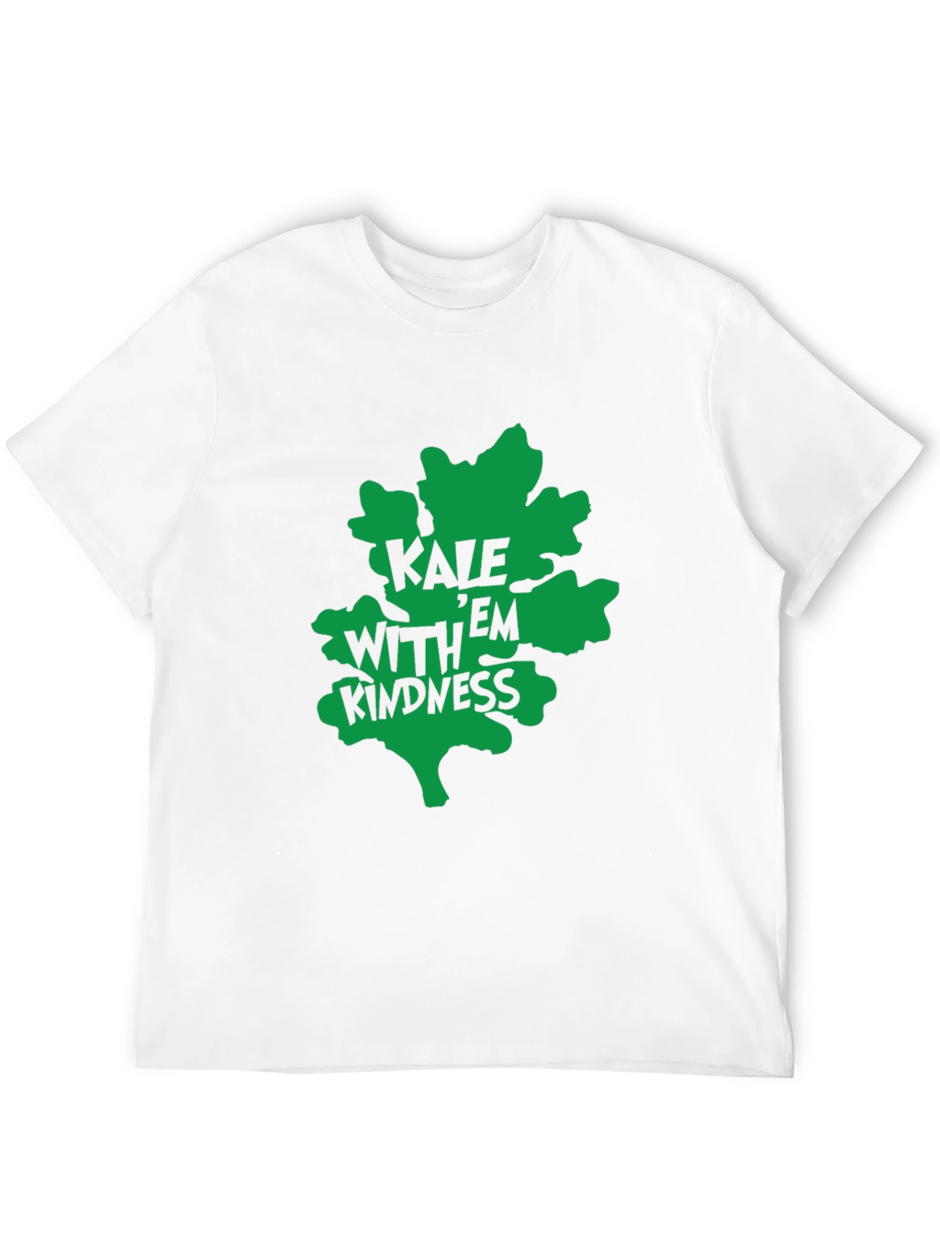 Black Kale With Kindness Graphic Tee - Black view 12