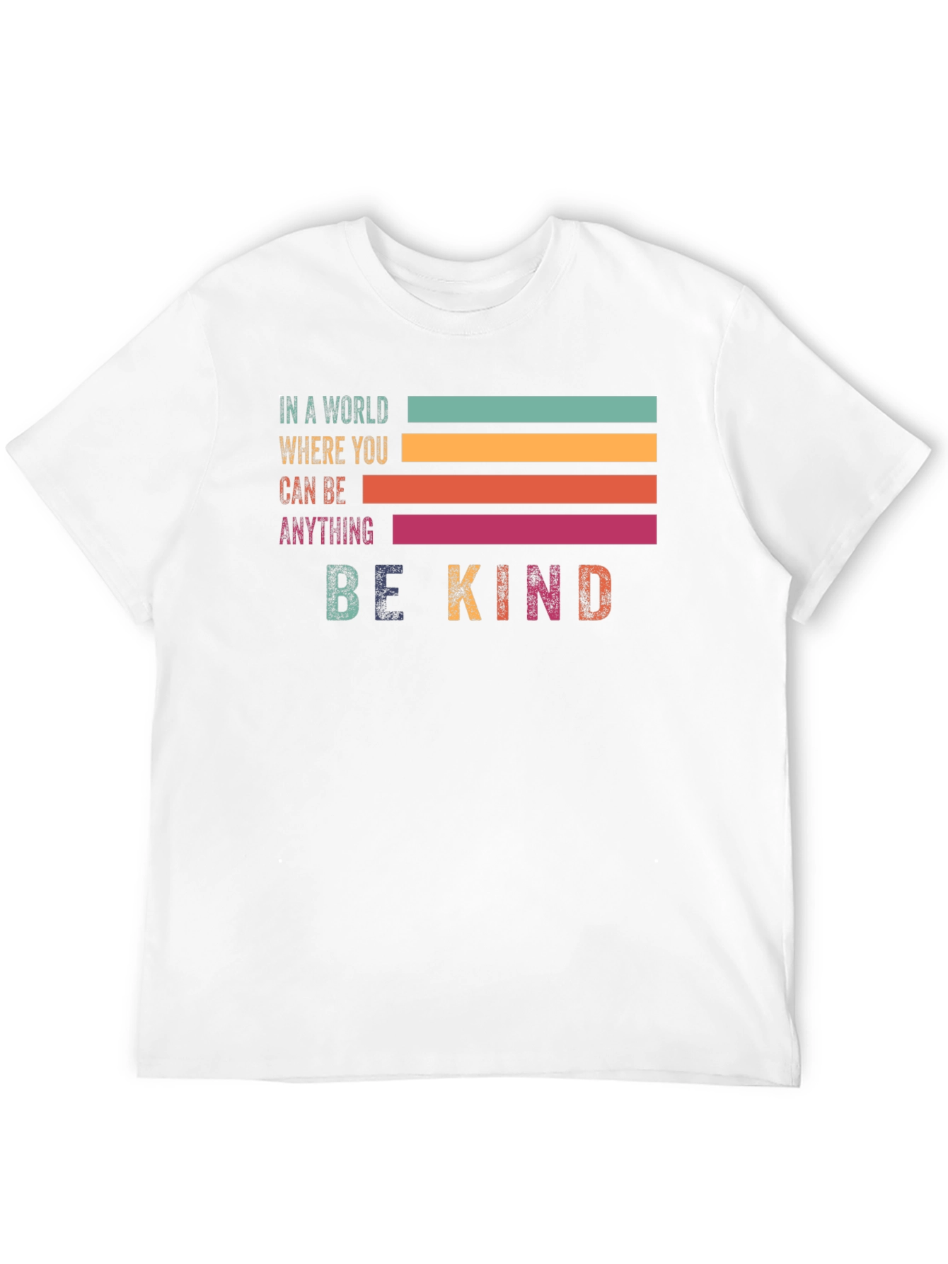Be Kind Retro Graphic Tee - Positive Vibes Shirt - 12