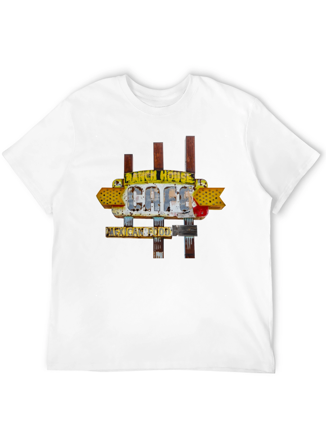 Vintage Ranch House Cafe T-Shirt - Mexican Food - 12