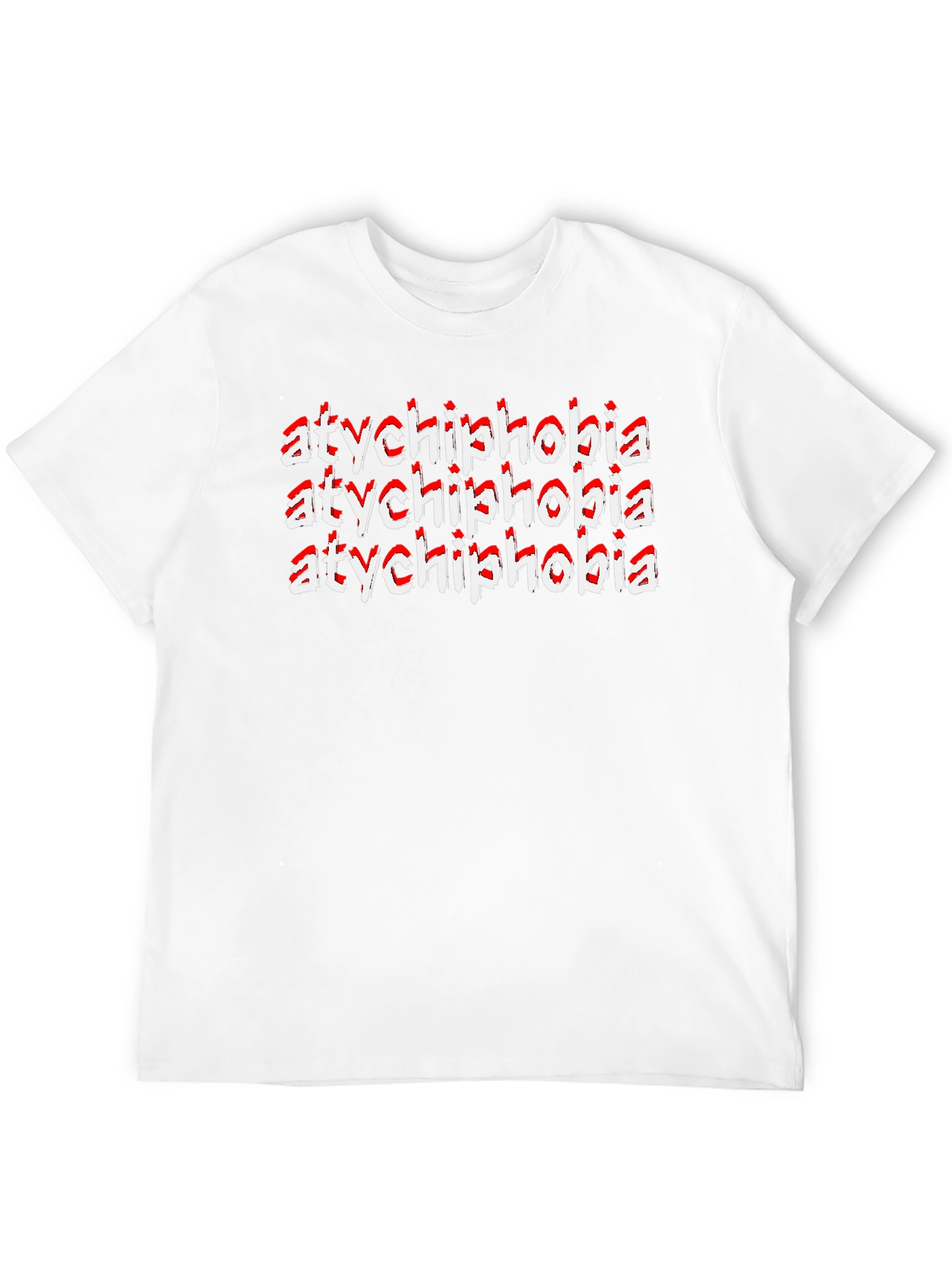 Black Atychiphobia T-Shirt - Fear of Failure Tee view 12