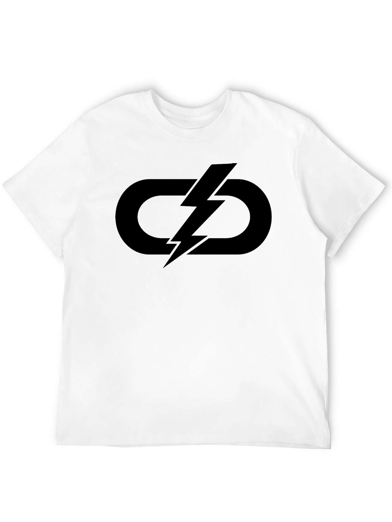 Black Black Lightning Logo Graphic T-Shirt view 12