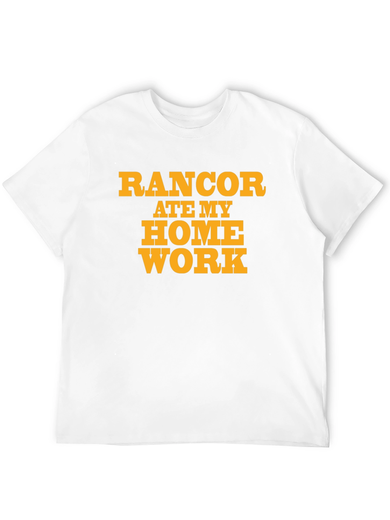 Black Rancor Ate My Homework Black T-Shirt view 12