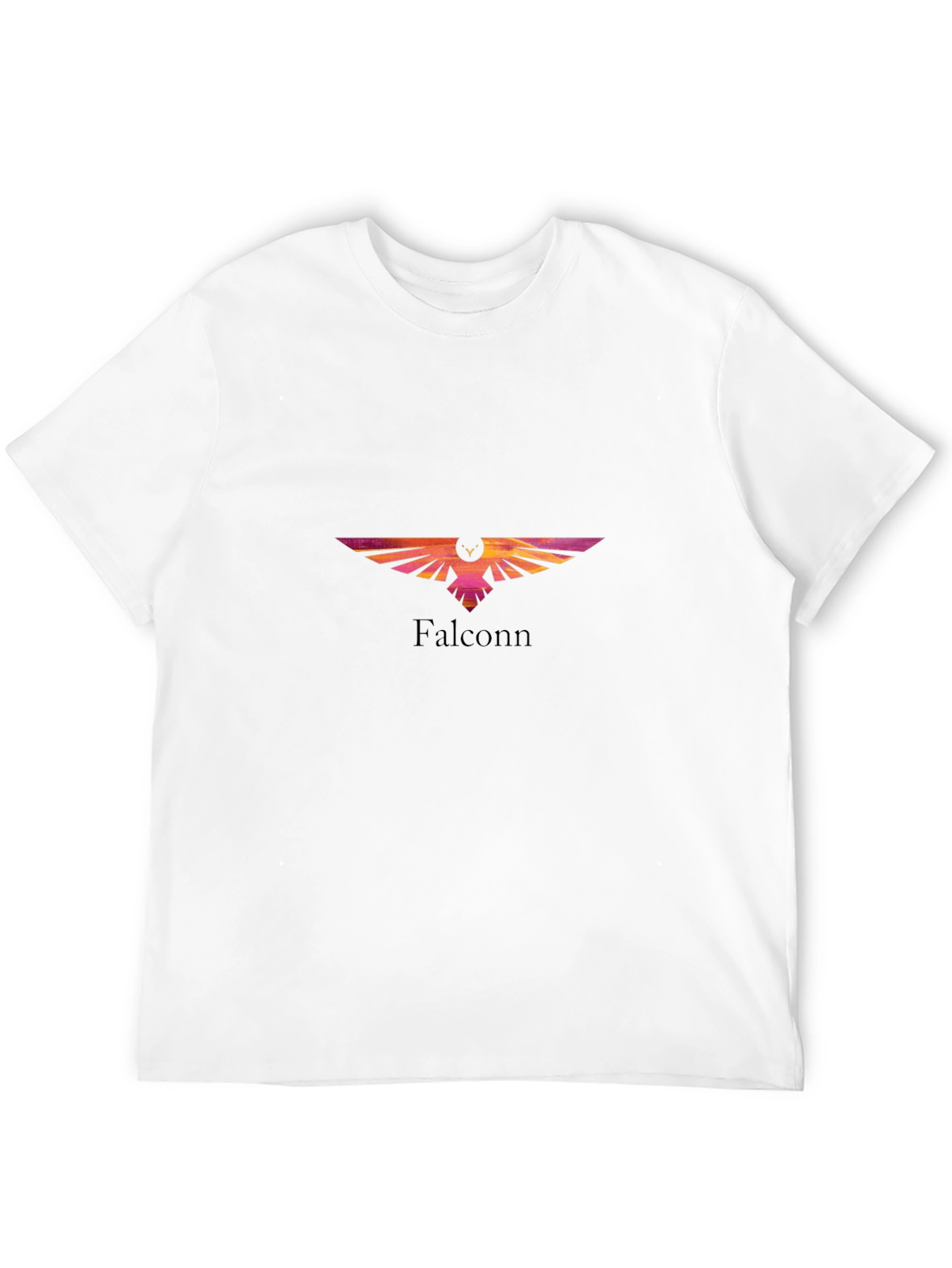 Black Falcon Graphic Black T-Shirt view 12