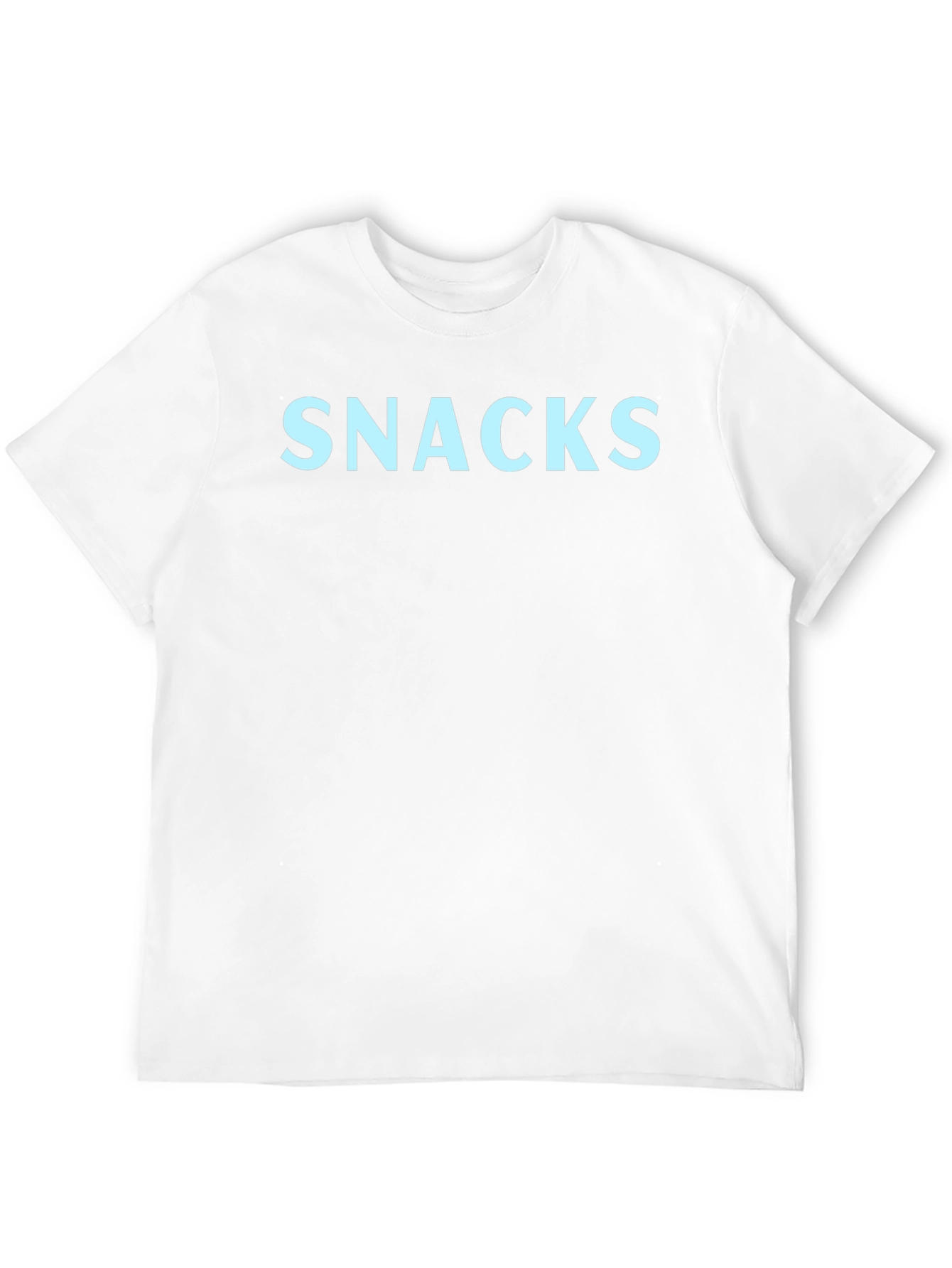 Black Snacks Graphic Print Black T-Shirt view 12