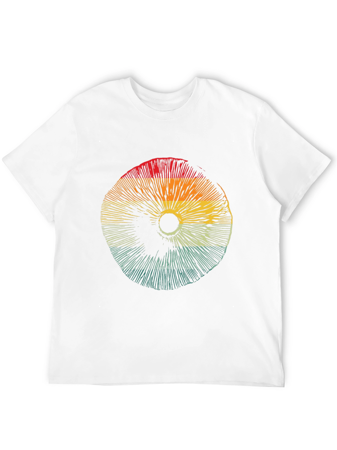 Black Retro Mushroom Graphic Tee - Unisex Comfort view 12