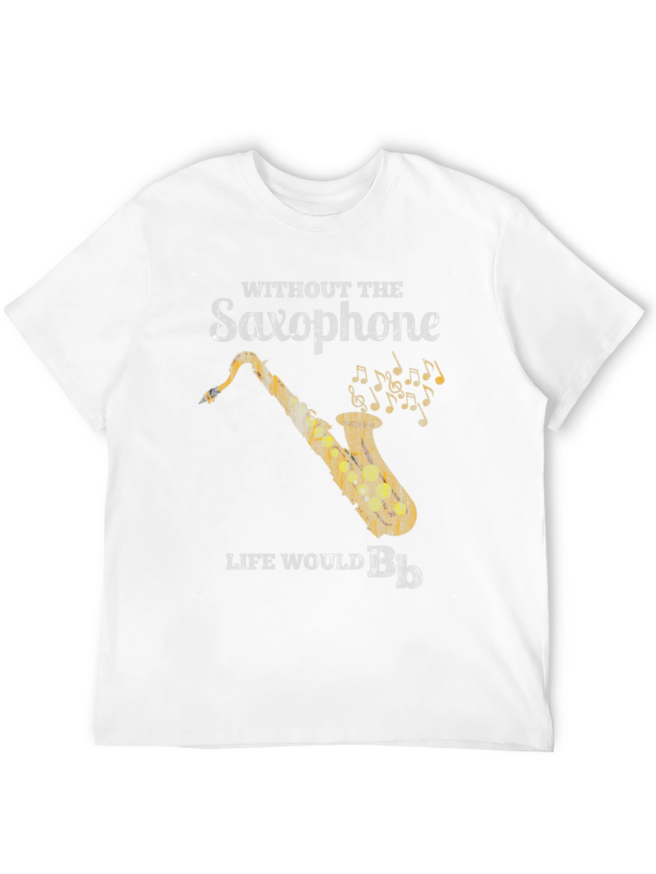 Black Saxophone Life Black T-Shirt view 12