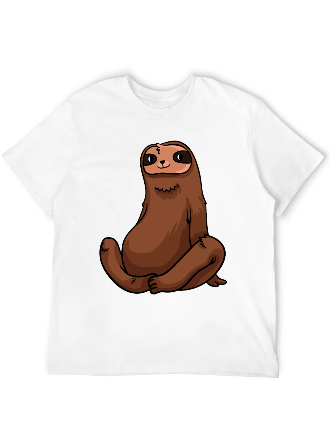 Black Sloth Graphic Tee - Men's Black T-Shirt view 12