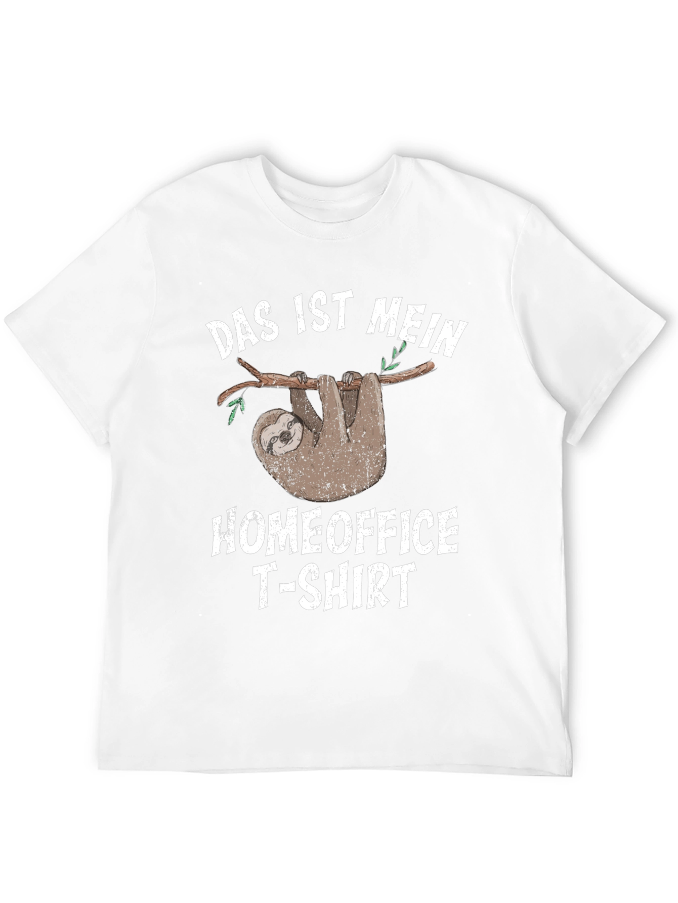 Black Das Ist Mein Homeoffice T-Shirt Funny Sloth Graphic Tee view 12
