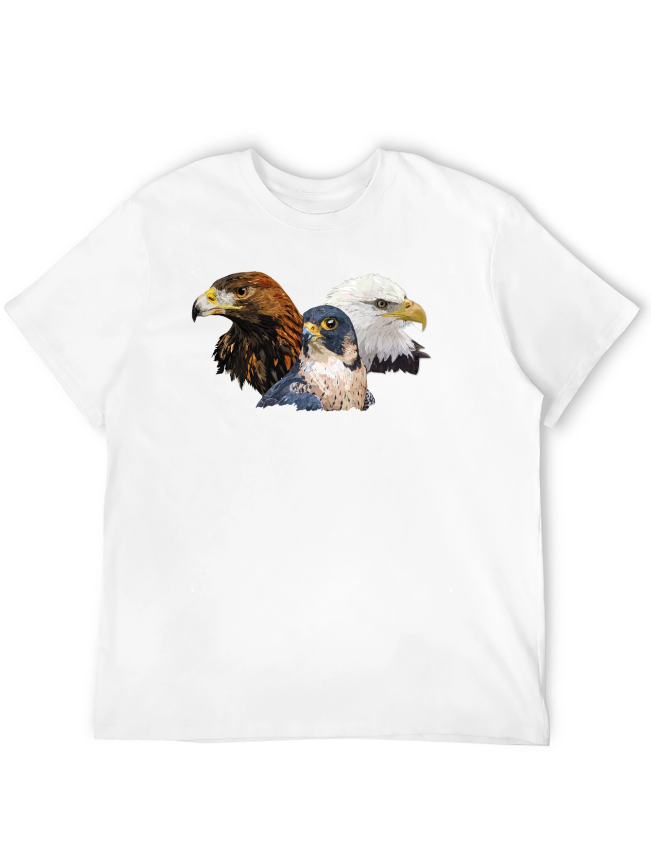 Black Eagle Falcon Bird T-Shirt view 12