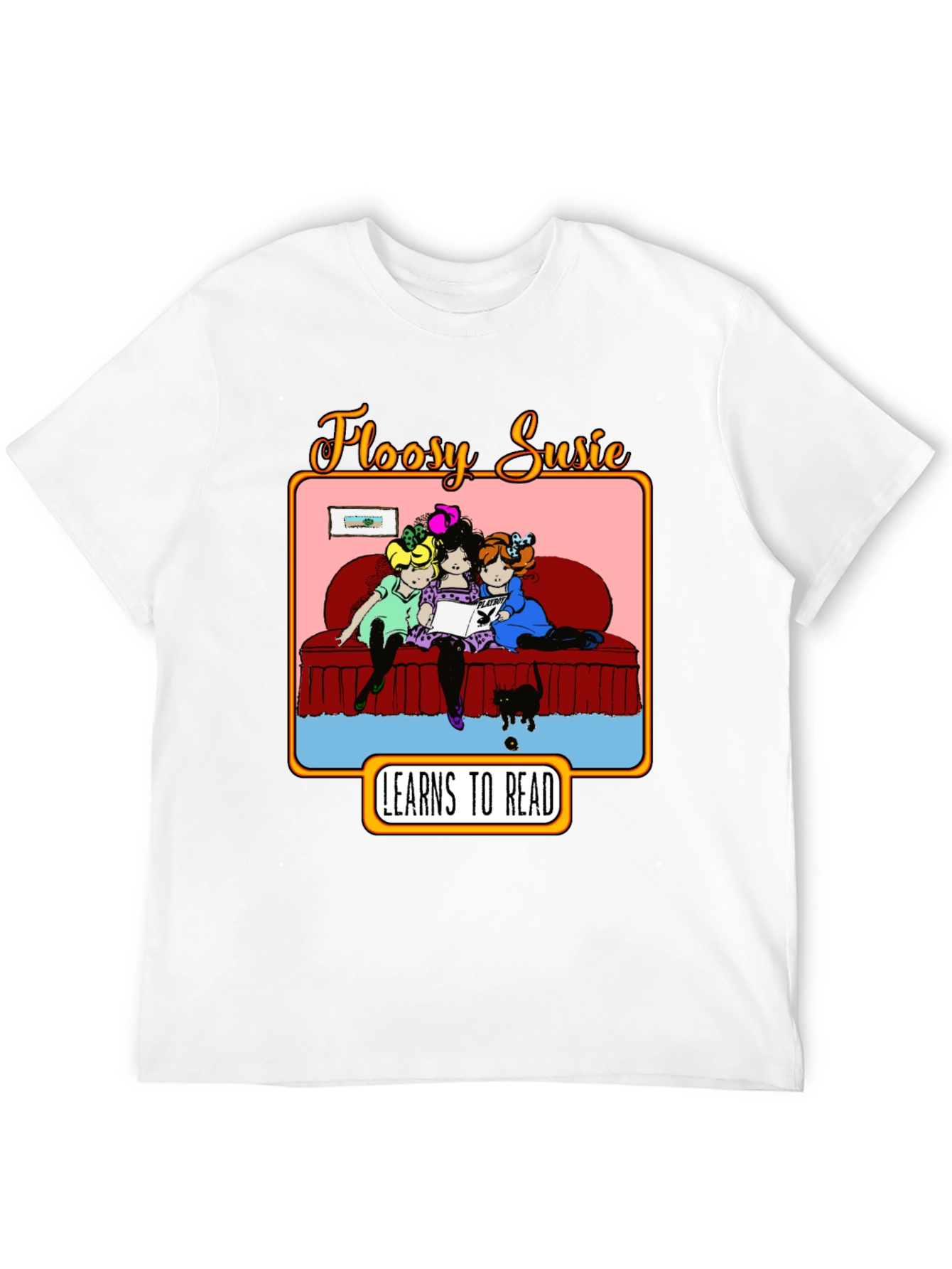 Black Floosy Susie Reads Graphic T-Shirt view 12