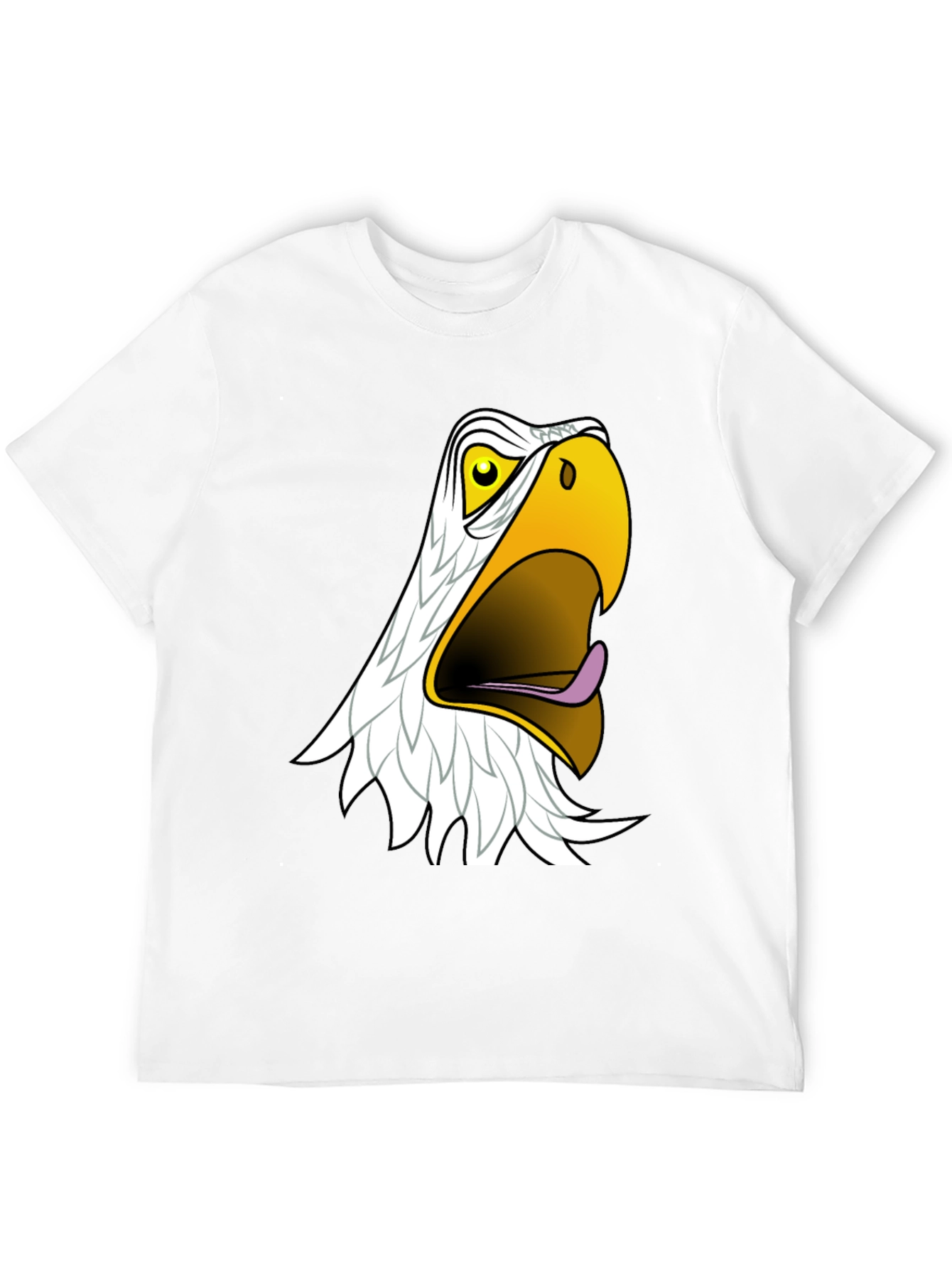 Black Men's Black Eagle Graphic T-Shirt view 12