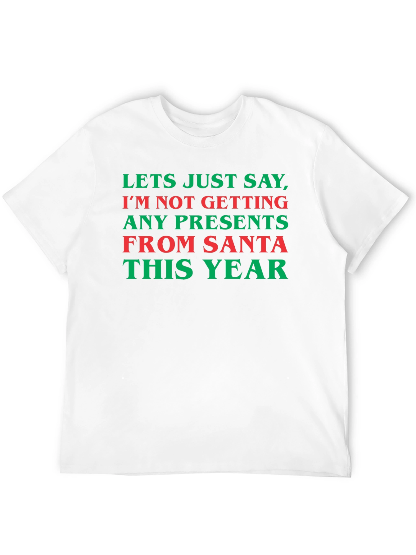 Black Funny Santa Presents T-Shirt view 12