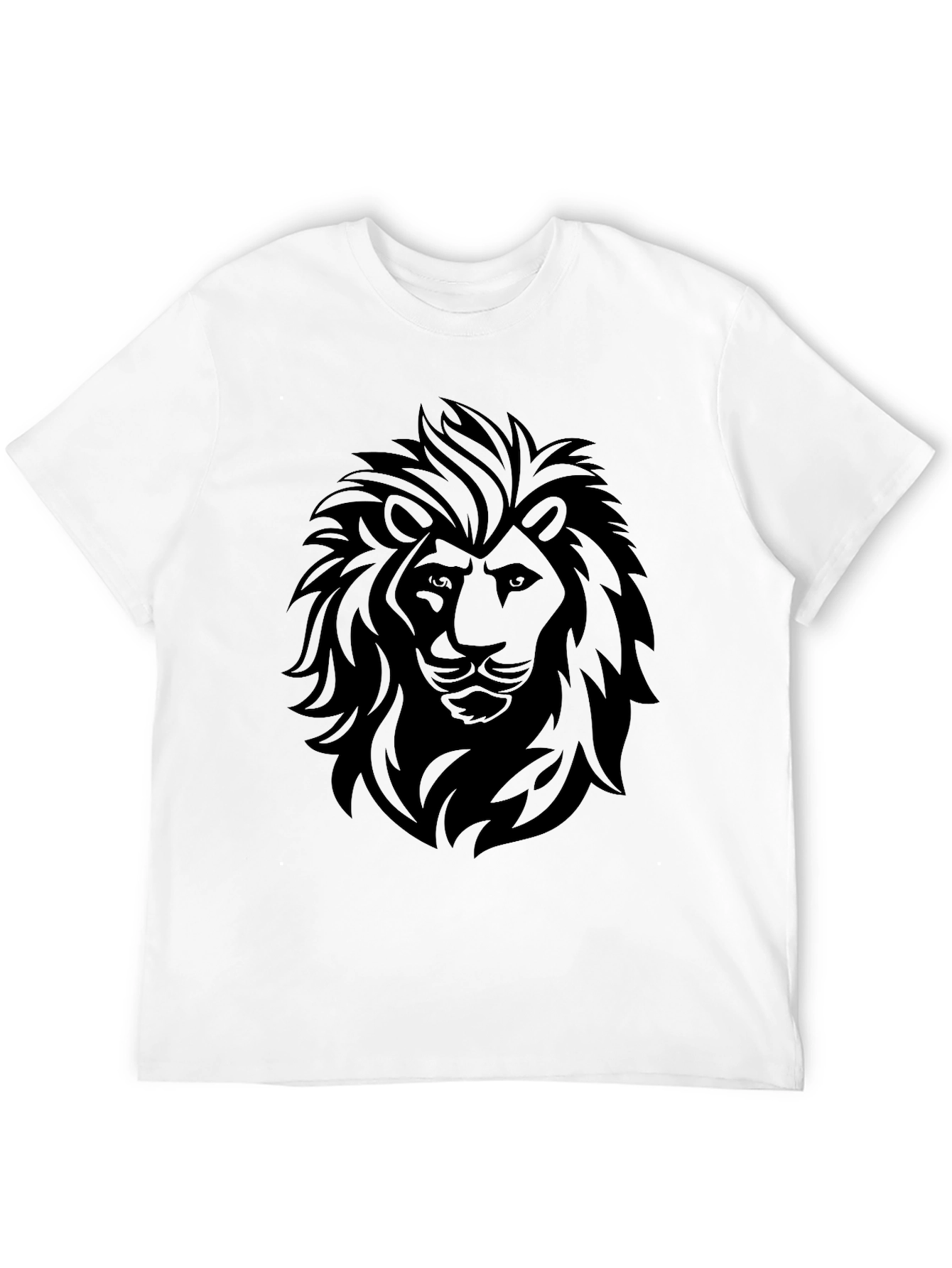 Black Lion Graphic Black T-Shirt - Bold Style view 12