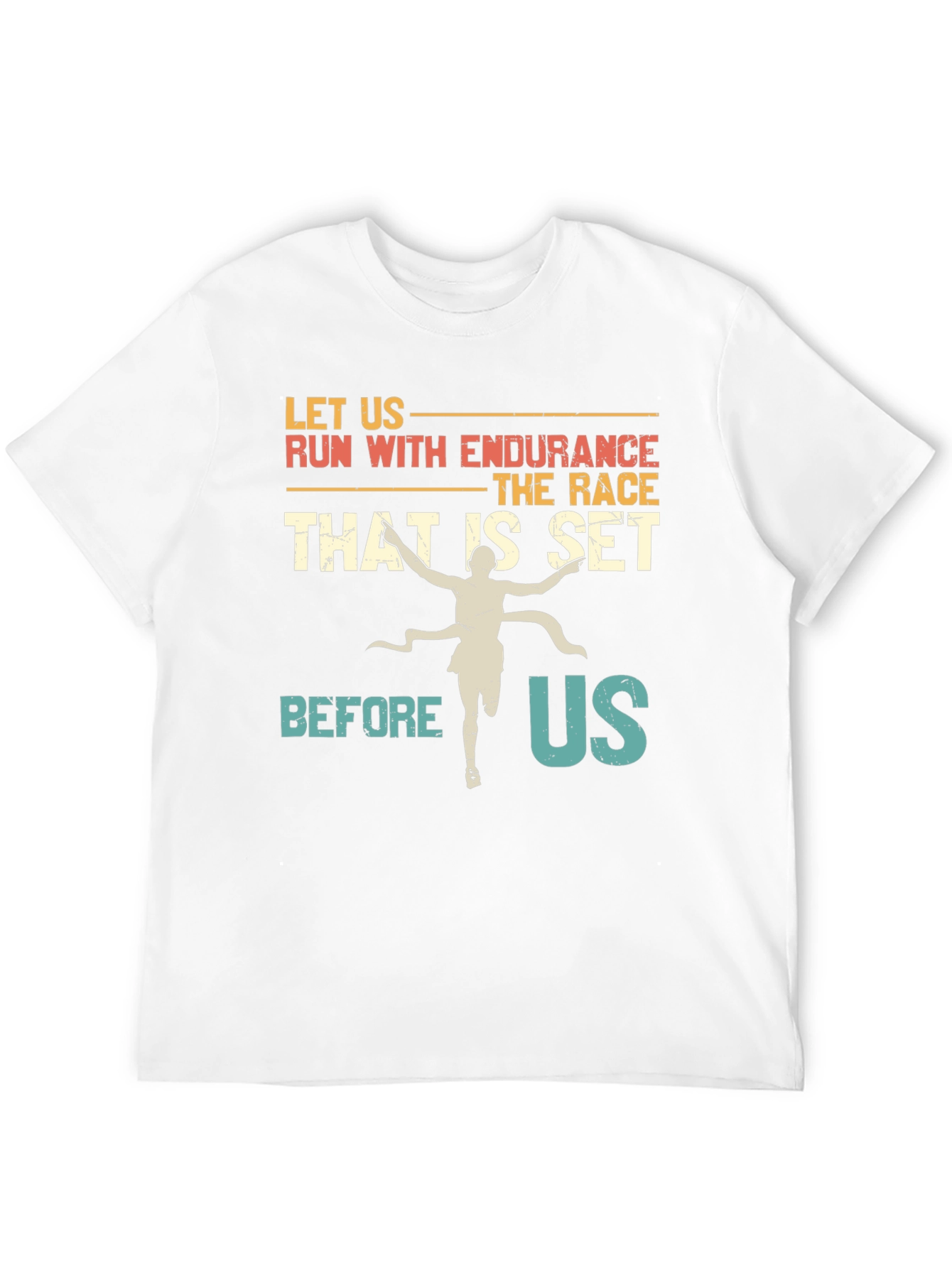 Black Endurance Race Graphic T-Shirt - Inspiring Design view 12