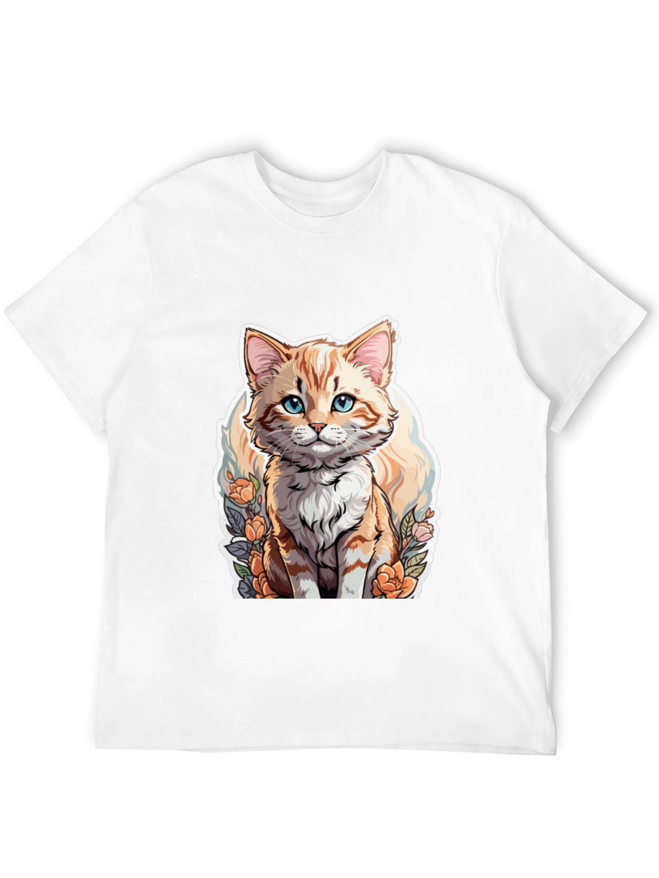 Black Cute Cat T-Shirt - Premium Comfort & Style view 12