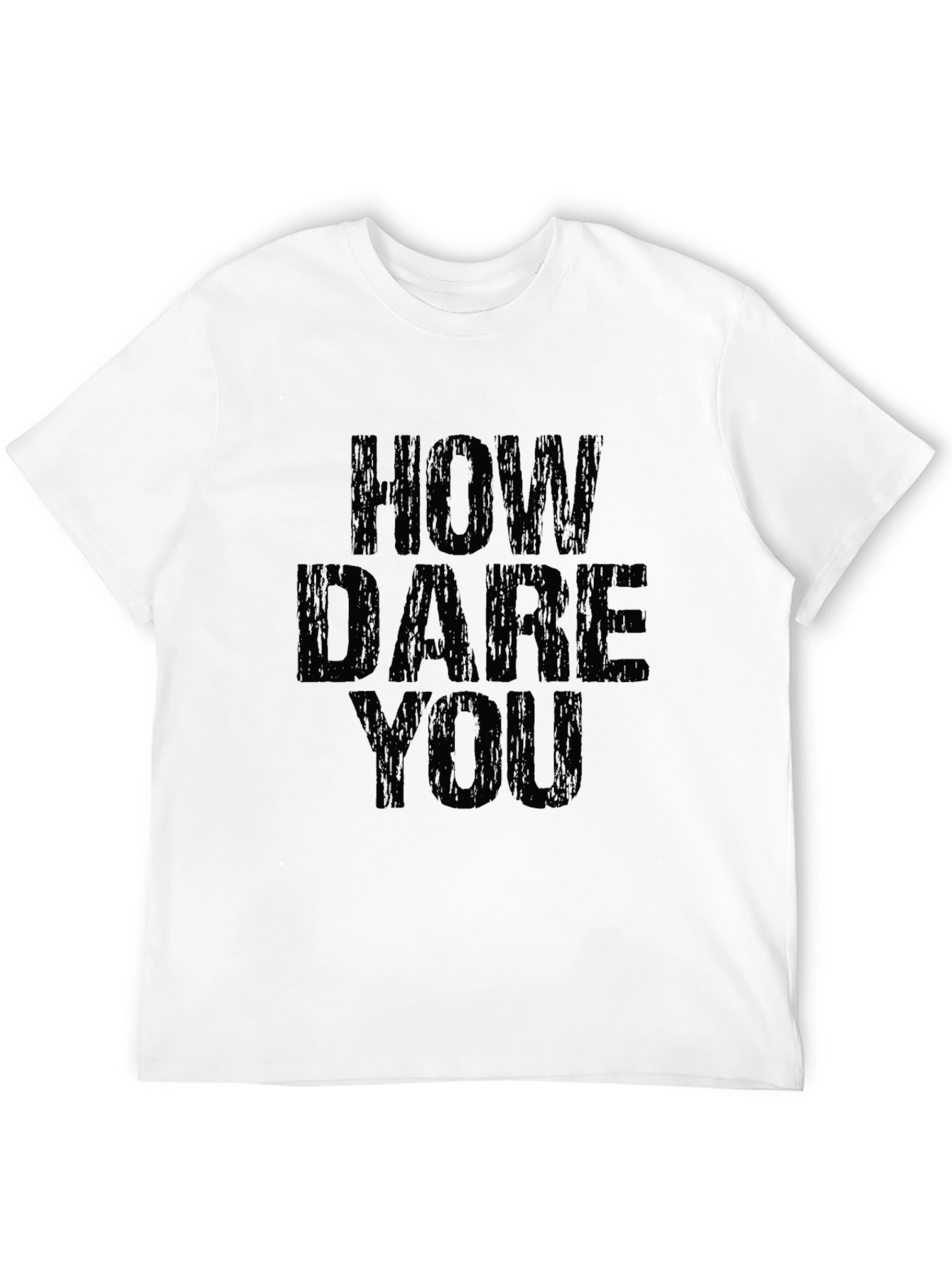 Black How Dare You Graphic T-Shirt - Bold Statement Tee view 12