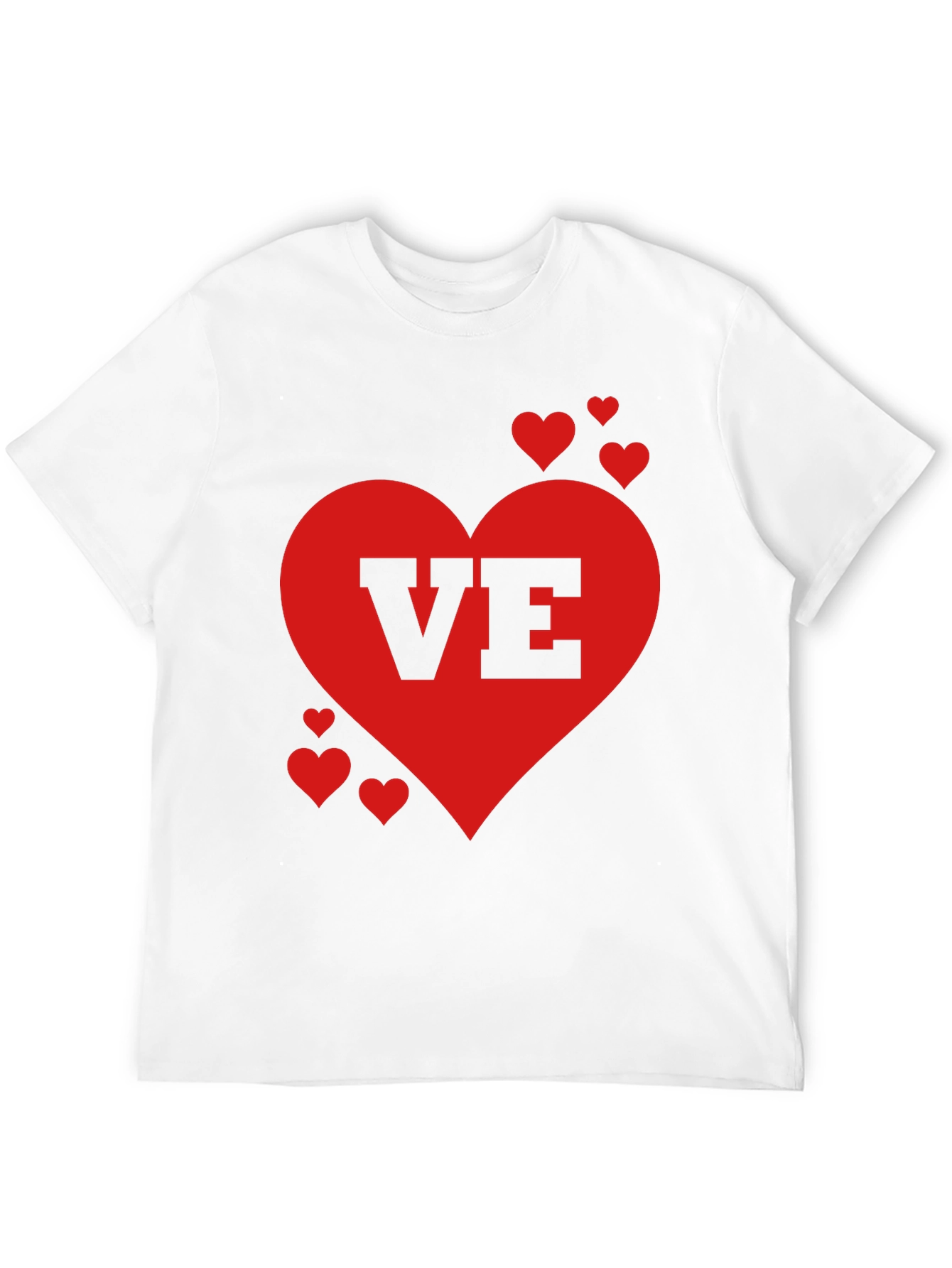 Black Love Valentine's Day Heart Graphic Tee Shirt view 12