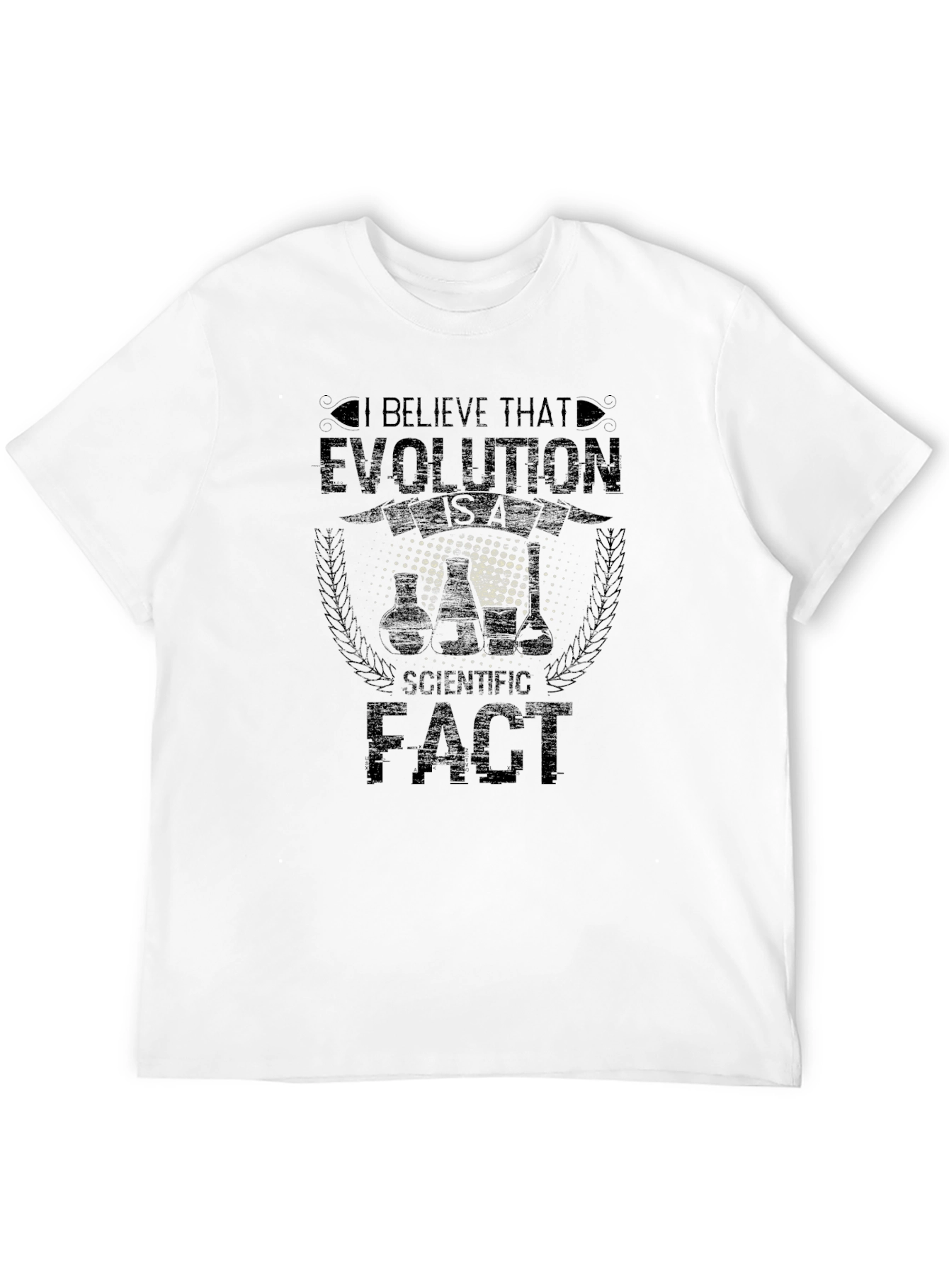 Black Evolution is a Scientific Fact T-Shirt view 12