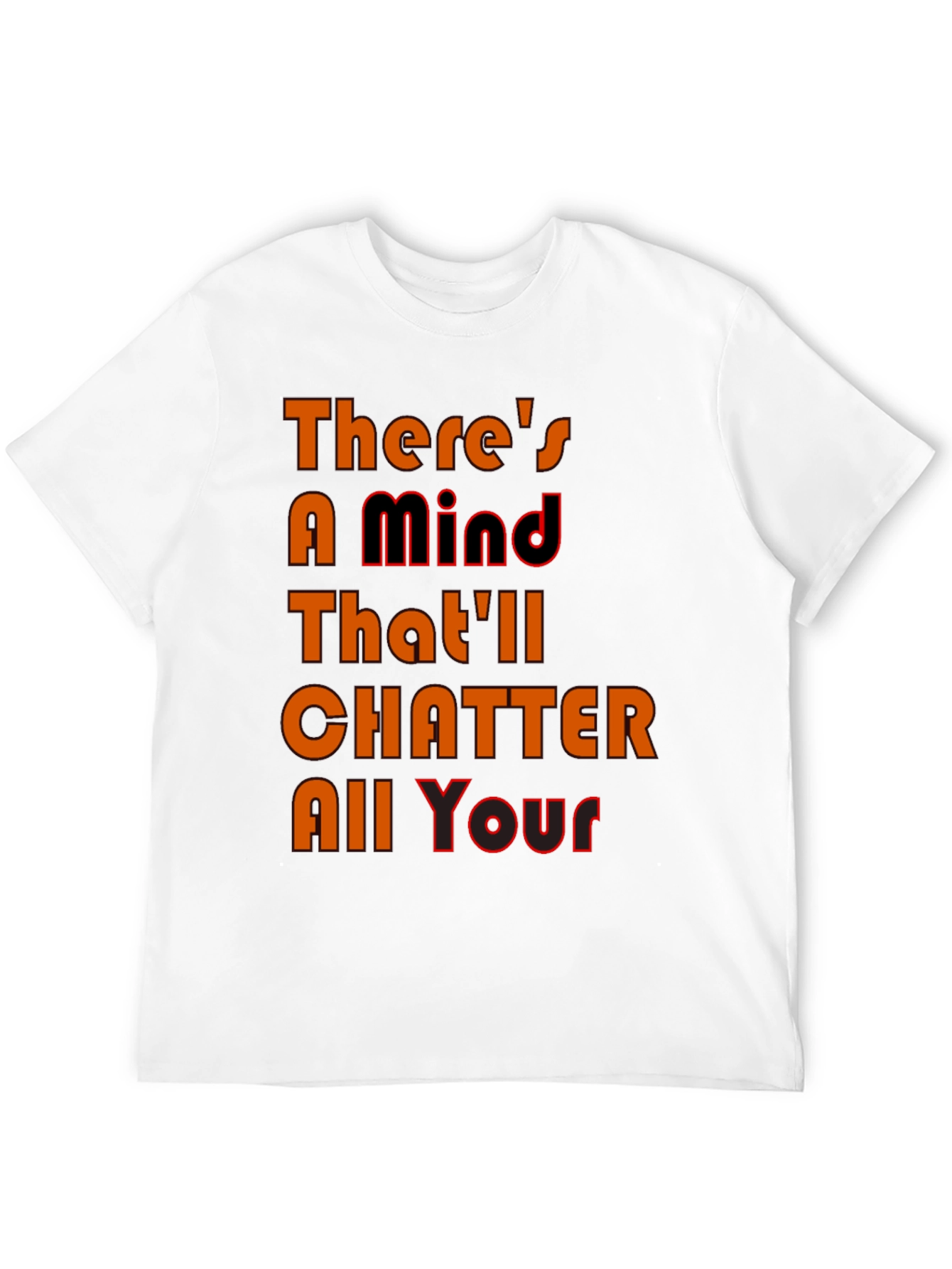 Black Mind Chatter Graphic Tee - Black T-Shirt view 12