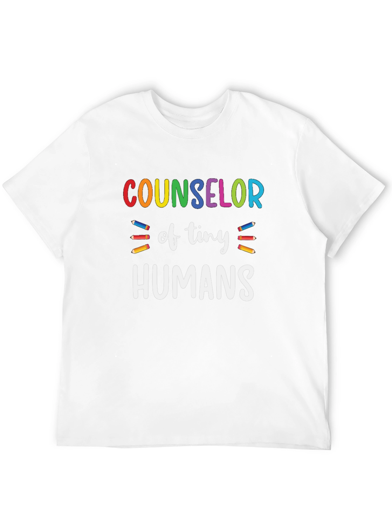Black Counselor of Tiny Humans T-Shirt view 12