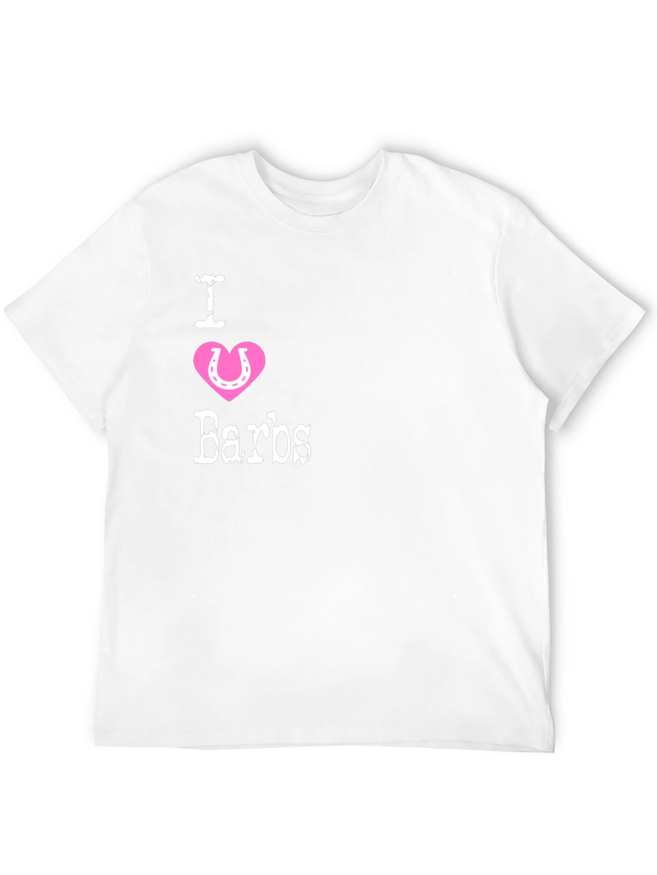 Black I Love Barbs T-Shirt - Novelty Graphic Tee view 12