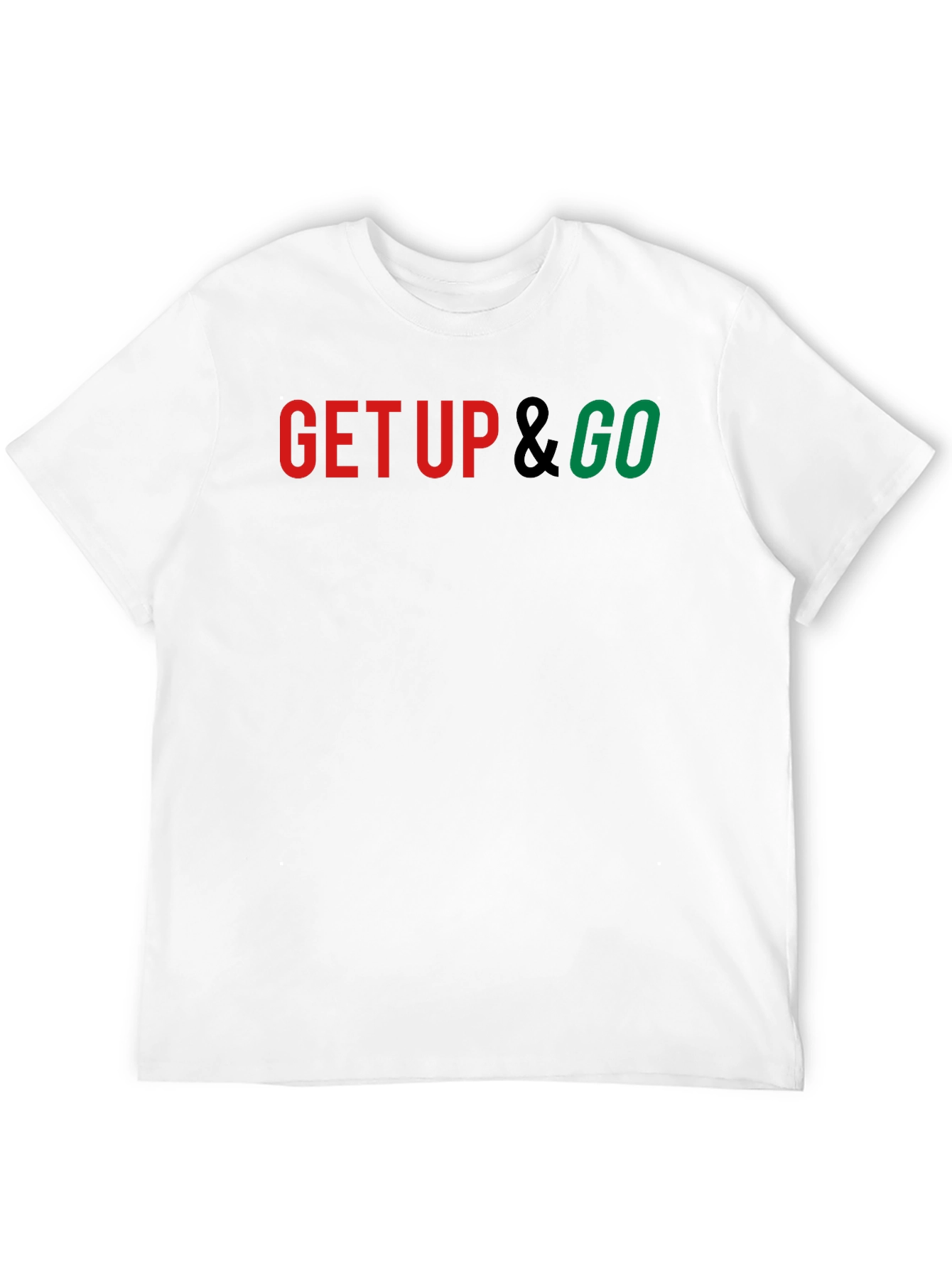 Black Get Up & Go Graphic Tee - Premium Comfort view 12