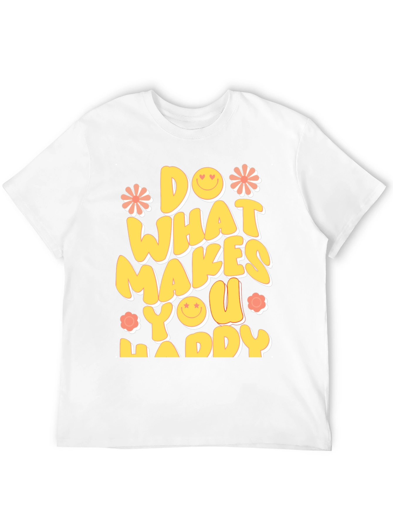 Black Do What Makes You Happy Graphic Tee view 12